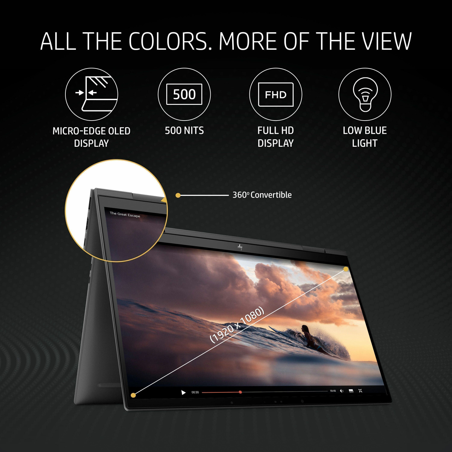 Image of HP Envy Intel Core i5 12th Gen 1235U - (16 GB /512 GB SSD /Windows 11 Home /4 GB Graphics) 15-ew0021TX 2 in 1 Laptop