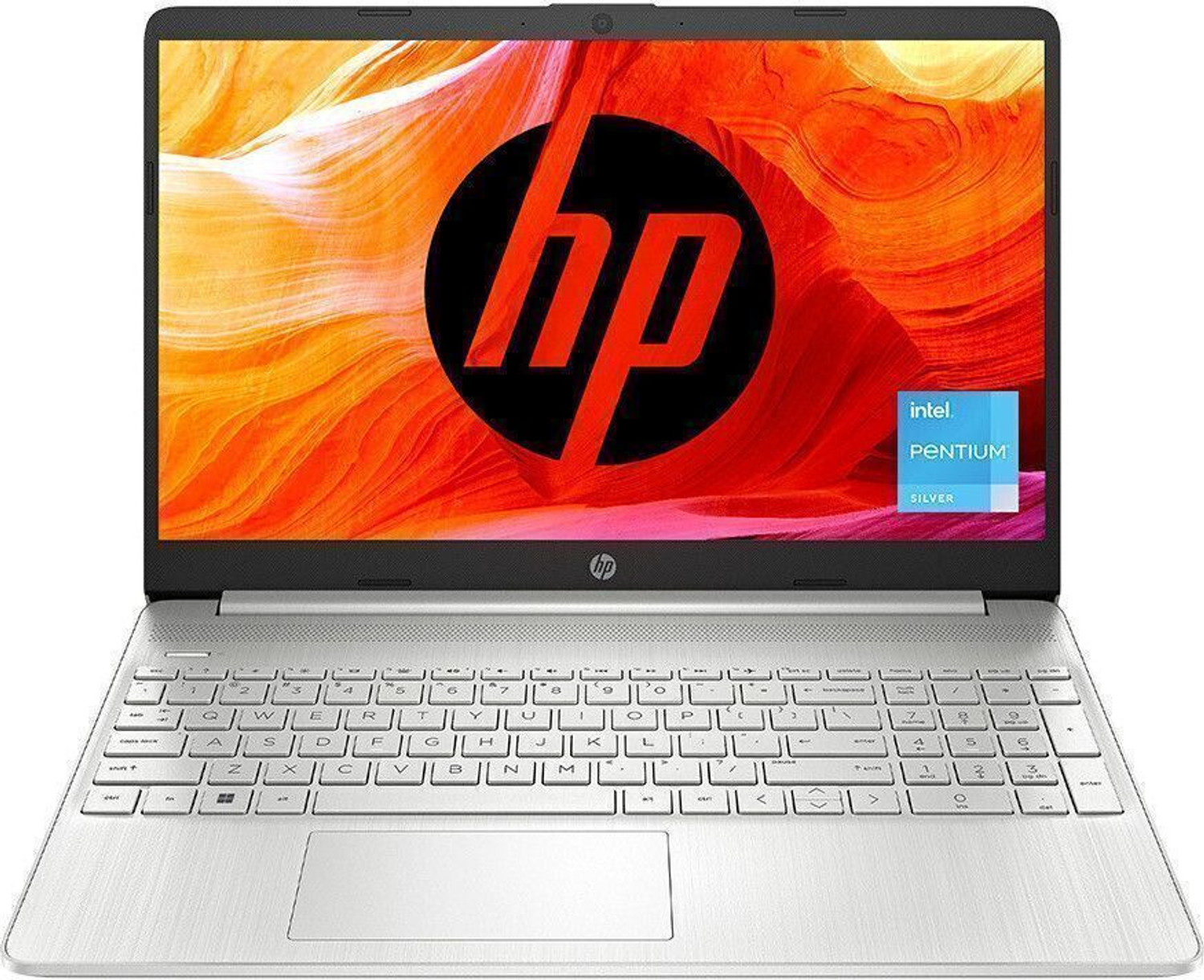 Image of HP Intel Pentium Quad Core N6000 - (8 GB /512 GB SSD /Windows 11 Home) 15s-fq3073TU Thin and Light Laptop