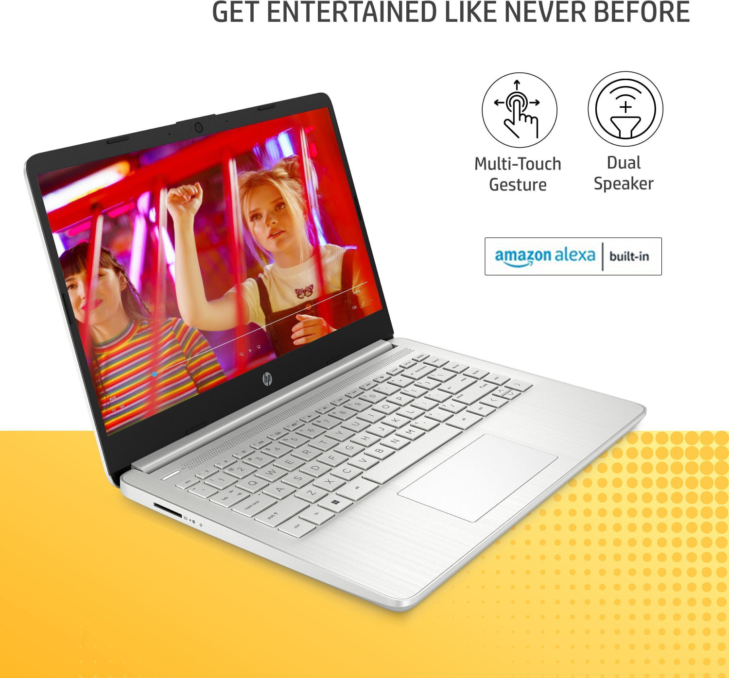 Image of HP 14s Intel Core i3 11th Gen 1115G4 - (8 GB /256 GB SSD /Windows 11 Home) 14s - dy2507TU Thin and Light Laptop