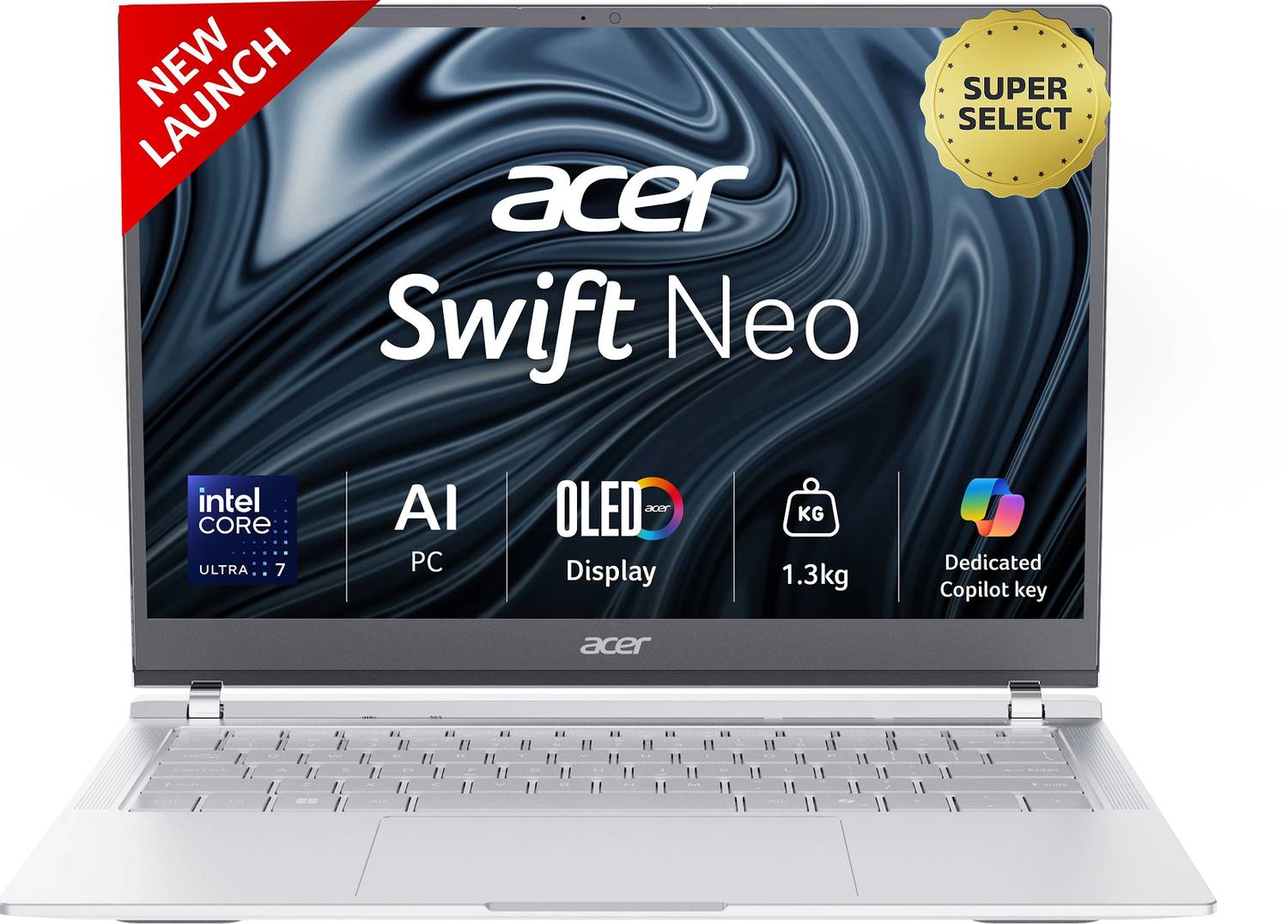 Acer Swift Neo Office 2024 + M365 Basic Intel Core Ultra 7 155U -