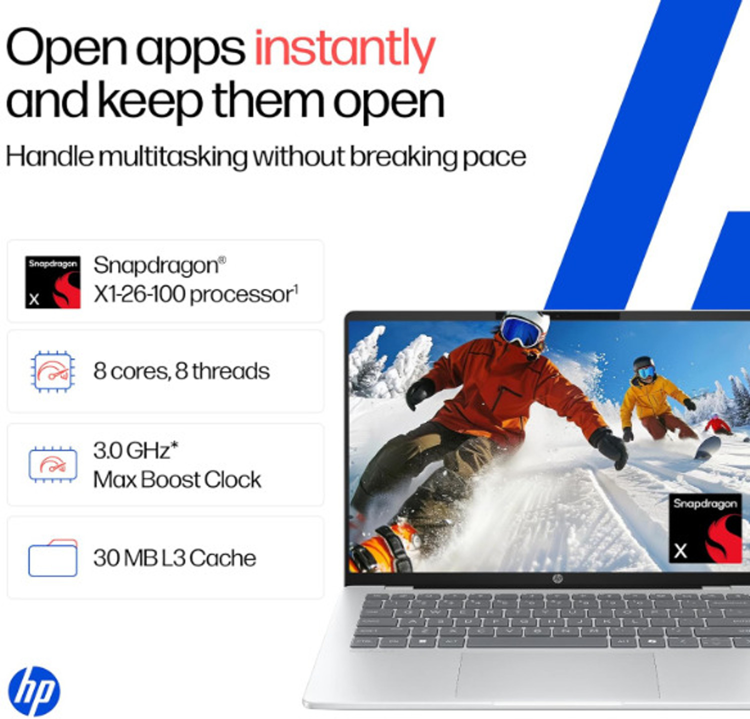 Image of HP OmniBook 5 OLED {2026} Snapdragon X - (16 GB /512 GB SSD /Windows 11 Home) 14-he0014qu Thin and Light Laptop