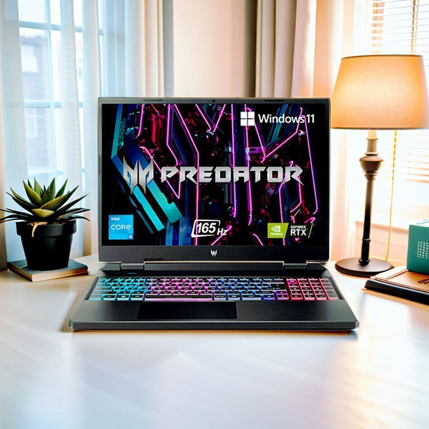 Image of Acer Predator Neo Intel Core i5 13th Gen 13500HX - (16 GB /512 GB SSD /Windows 11 Home /6 GB Graphics /NVIDIA GeForce RTX 4050) PHN16-71-59XW / PHN16-71-553K / PHN 16-71 Gaming Laptop