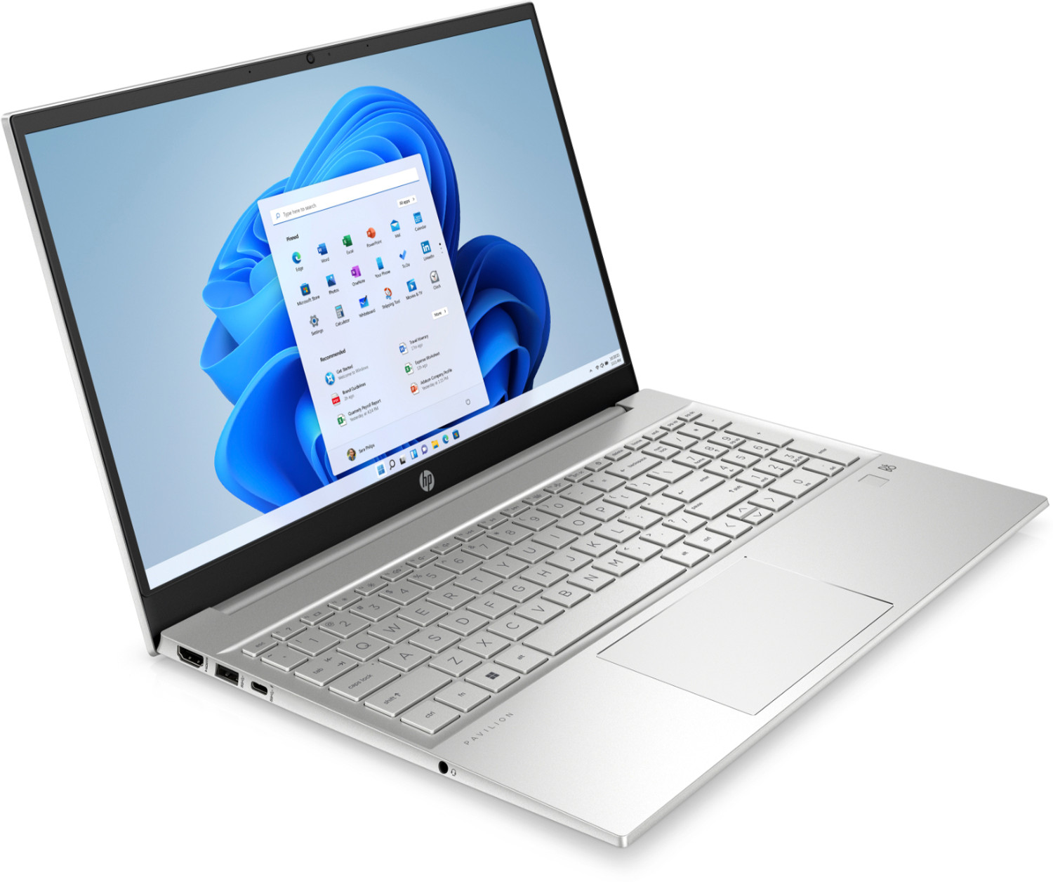Image of HP Pavilion AMD Ryzen 5 Hexa Core 5625U - (16 GB /512 GB SSD /Windows 11 Home) 15-eh2047AU Thin and Light Laptop