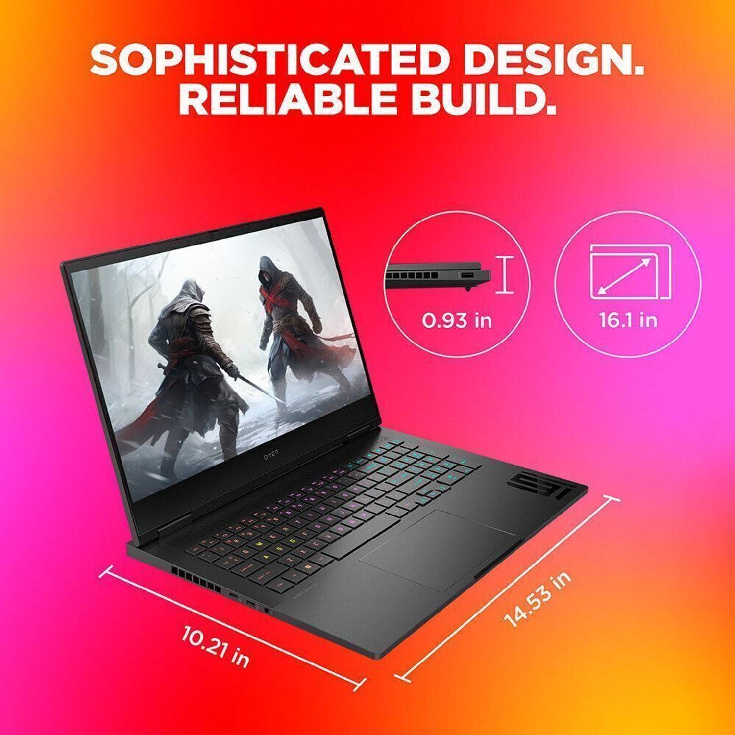 HP OMEN 16 AMD Ryzen 7 7840HS 16GB 512GB SSD - Image 3