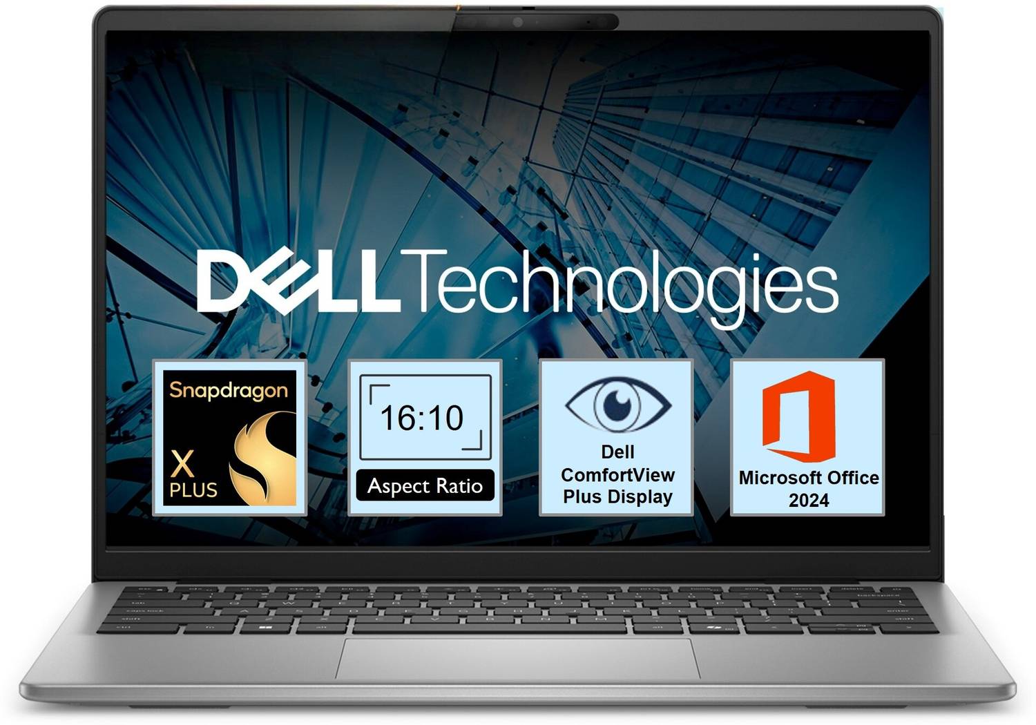 DELL 14 Microsoft Office Home 2024 Snapdragon X - (16 GB/512 GB