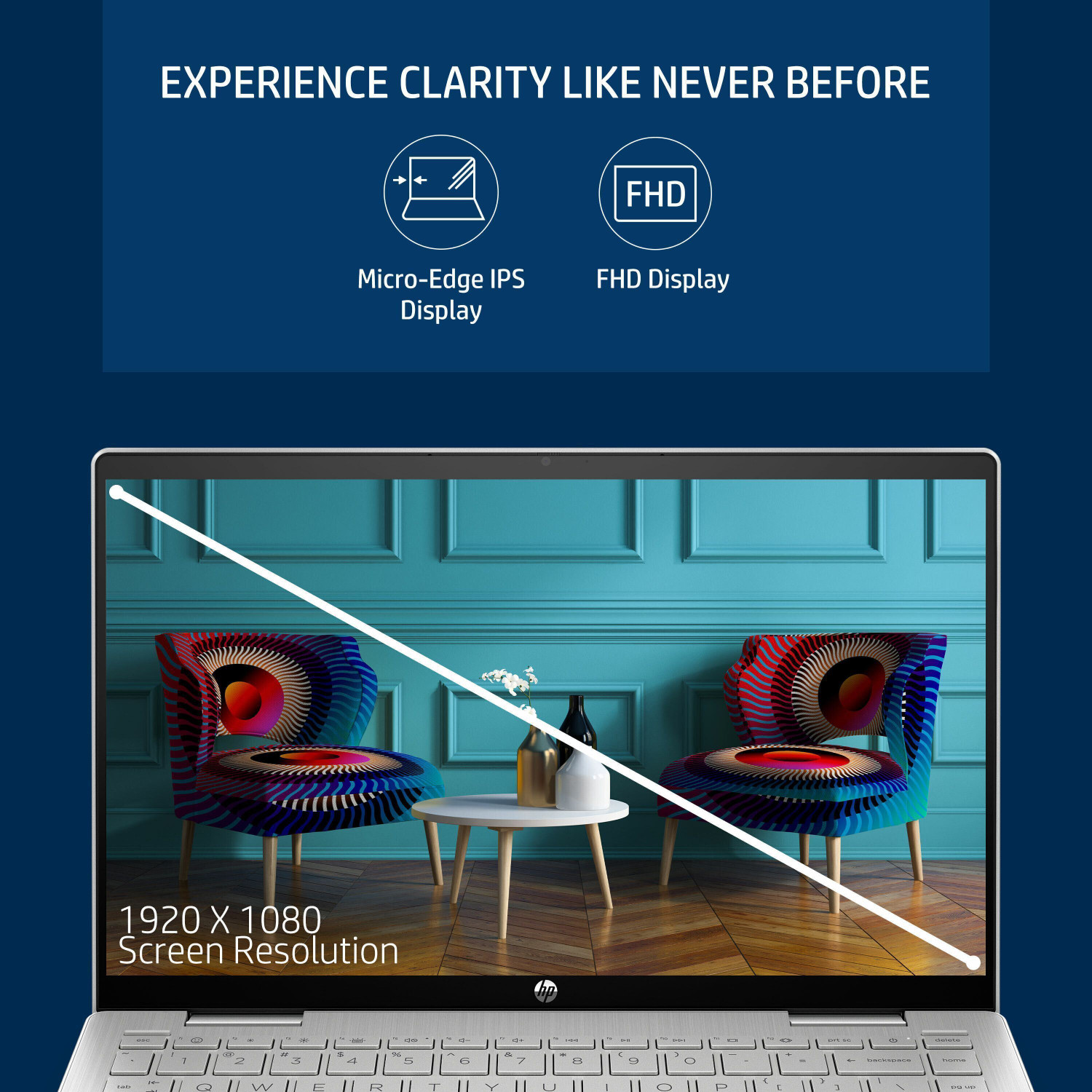 Image of HP Pavilion x360 Intel Core i5 12th Gen 1235U - (16 GB /512 GB SSD /Windows 11 Home) 14-ek0074TU 2 in 1 Laptop