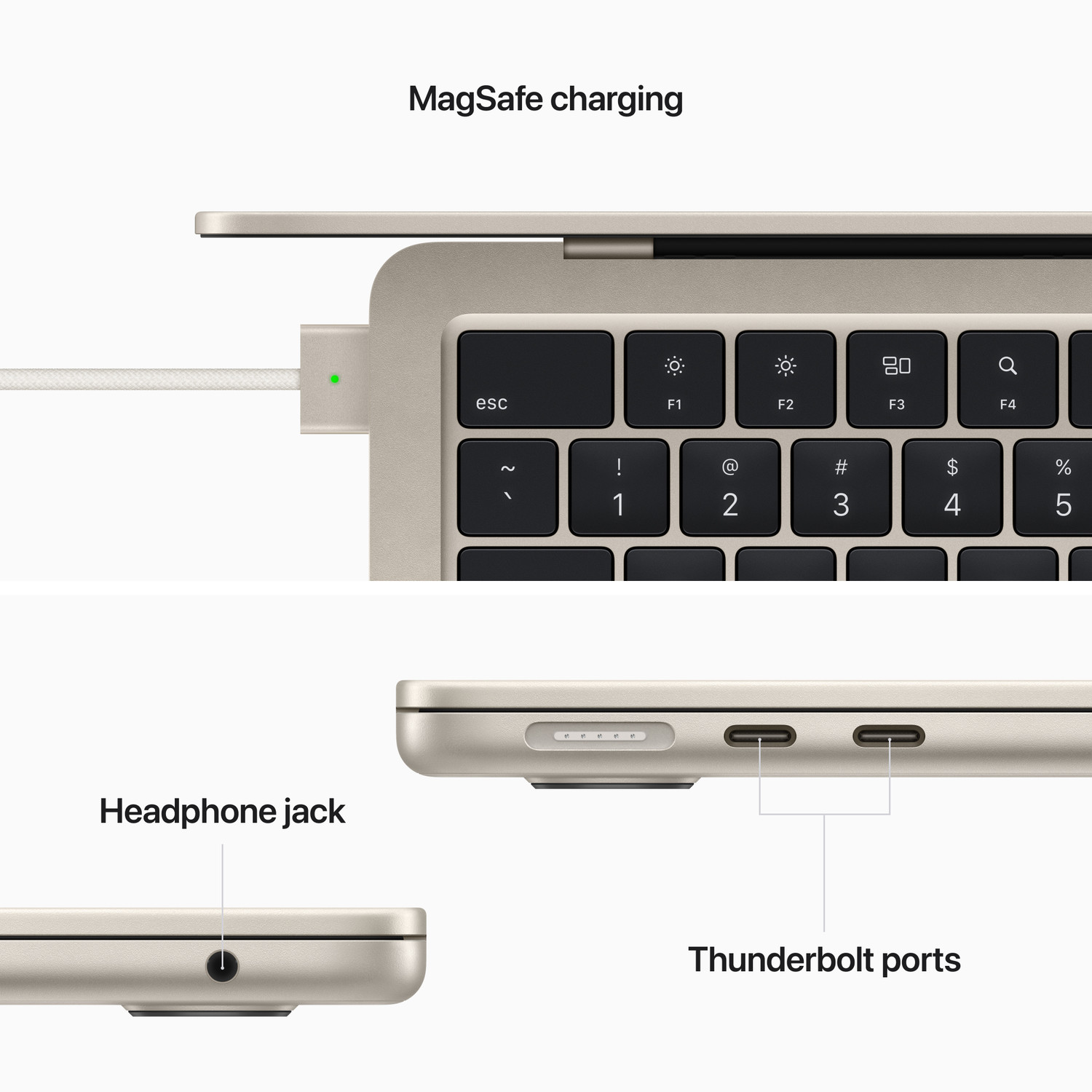 Image of Apple MacBook AIR M2 - (16 GB /256 GB SSD /Mac OS Monterey) Z15Y000Z4