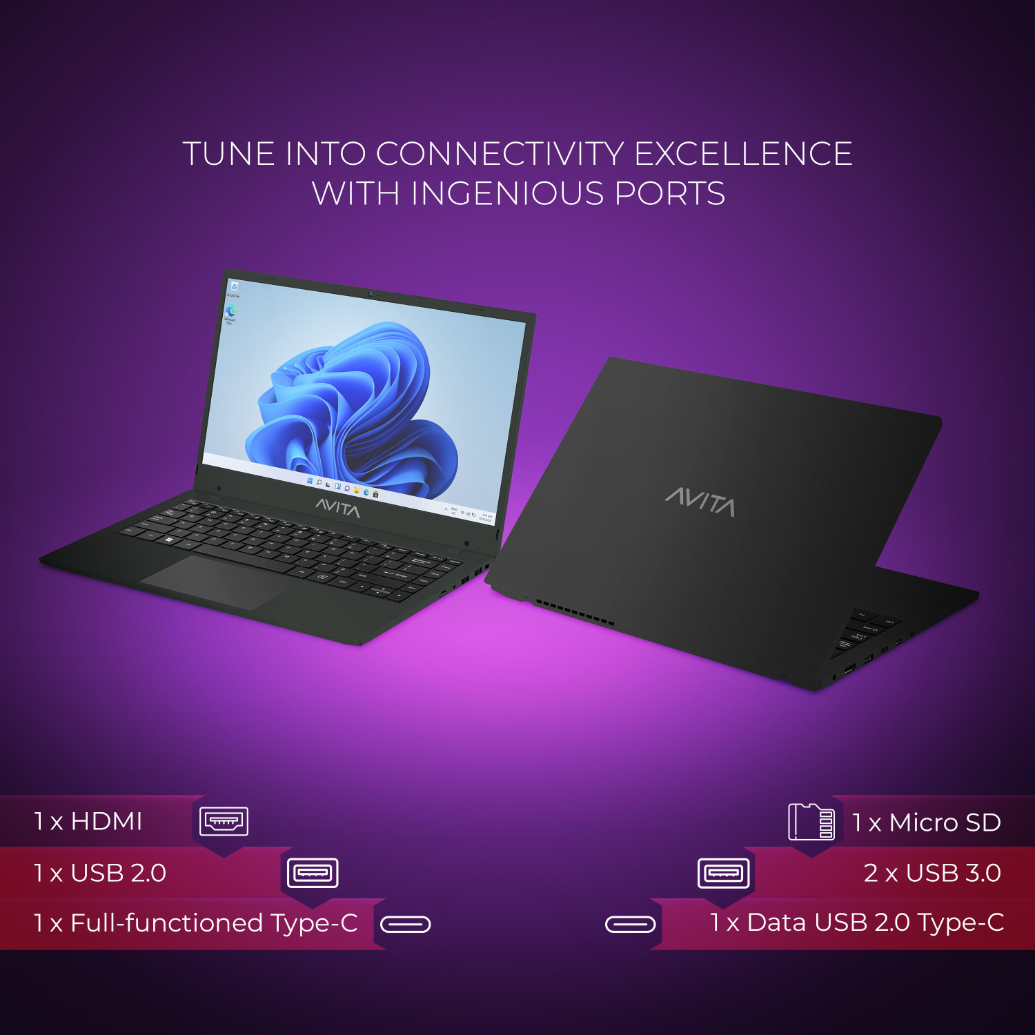 Image of Avita Liber E Series Intel Core i5 12th Gen 1235U - (8 GB /512 GB SSD /Windows 11 Home) AM14A2INF56F-CHF Laptop