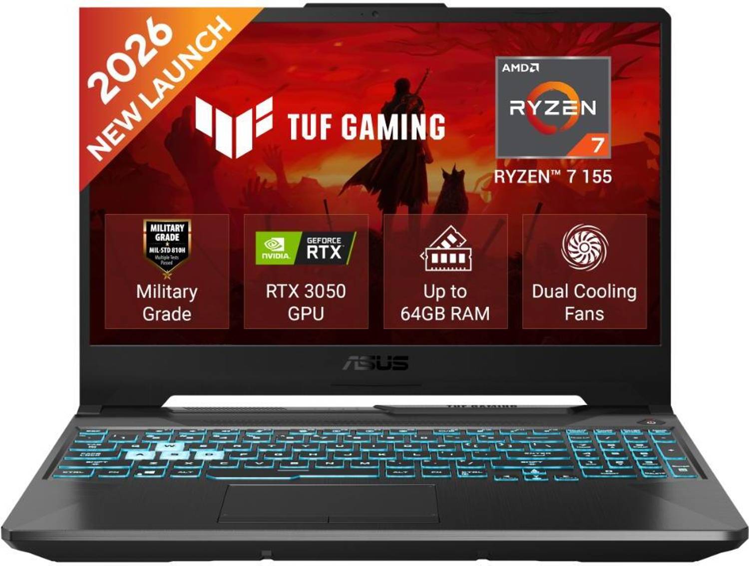 ASUS TUF Gaming A15 AMD Ryzen 7 155 - Image 1