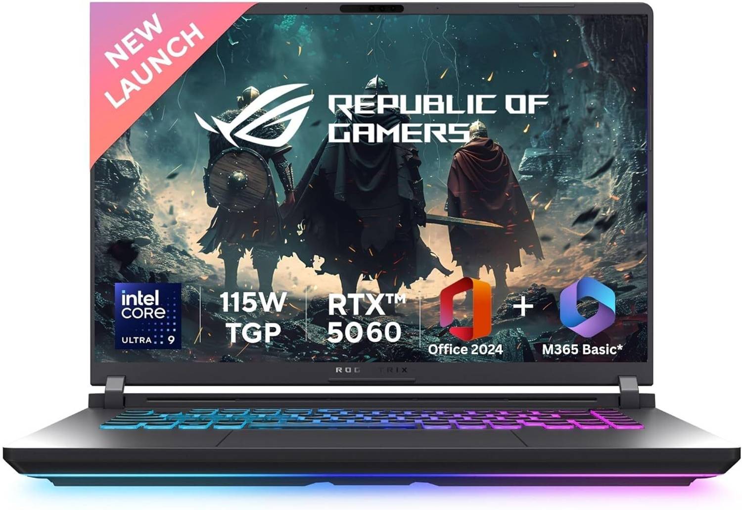 ASUS ROG Strix G16 (2025) with Office 2024 + M365 Basic* Intel