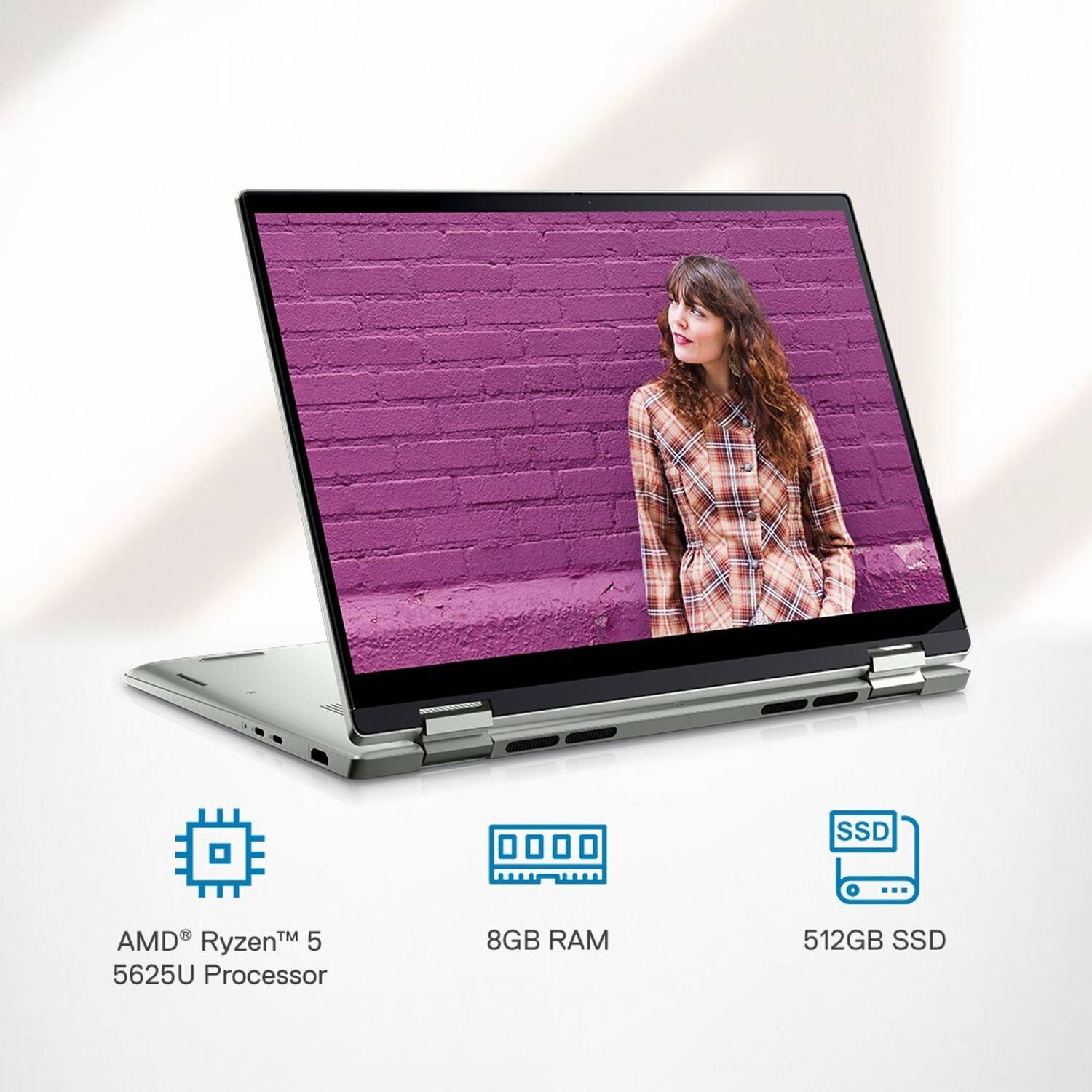 DELL Inspiron AMD Ryzen 5 Hexa Core 5625U - (8 GB/512 GB SSD