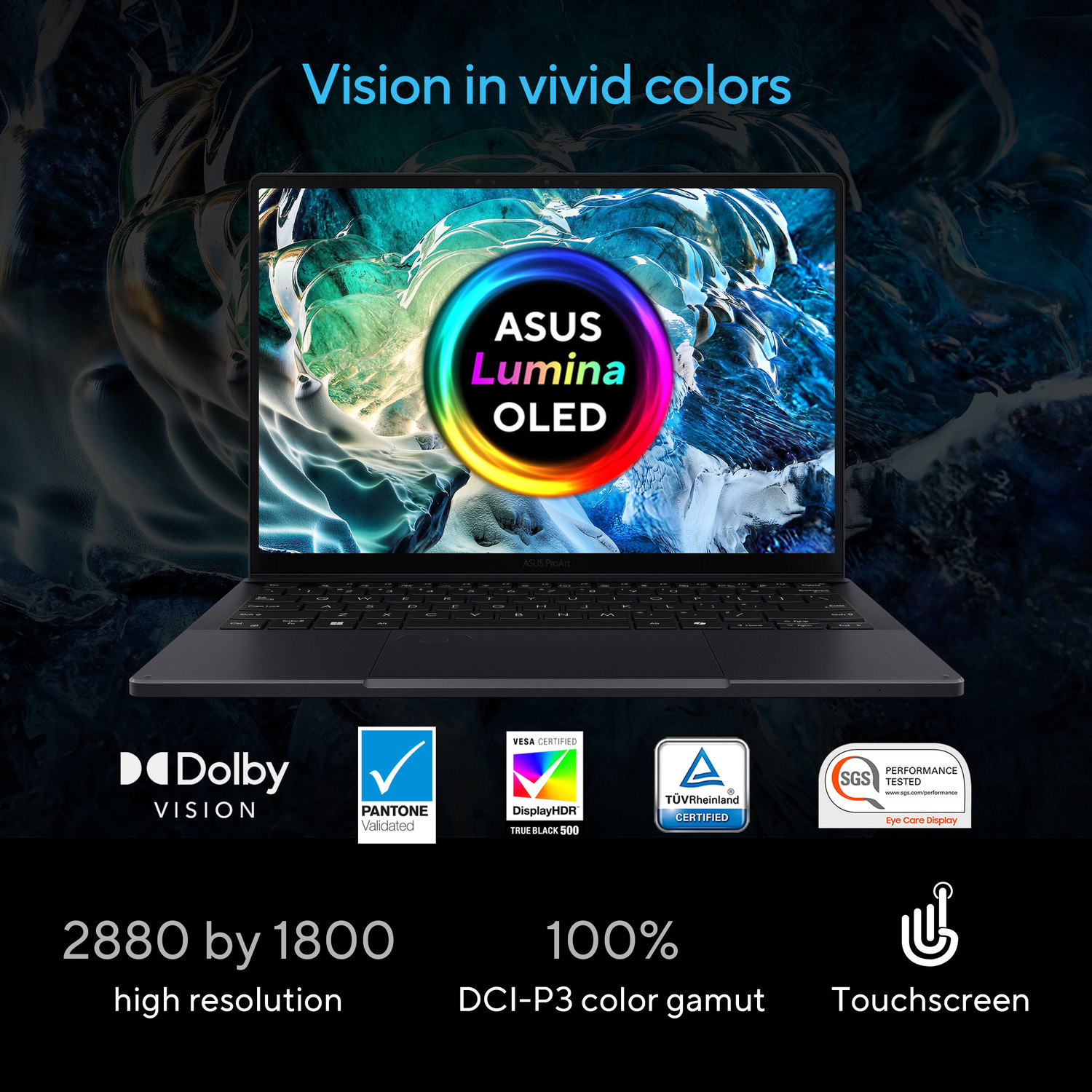 Image of ASUS ProArt PX13 (2026) for Creator with Touch Screen, MSO 2024 + M365 Basic,AI PC AMD Ryzen AI Max+ - (128 GB /1 TB SSD /Windows 11 Home /AMD Radeon 8060S /60 Hz) HN7306EAC-LX052WS Gaming Laptop