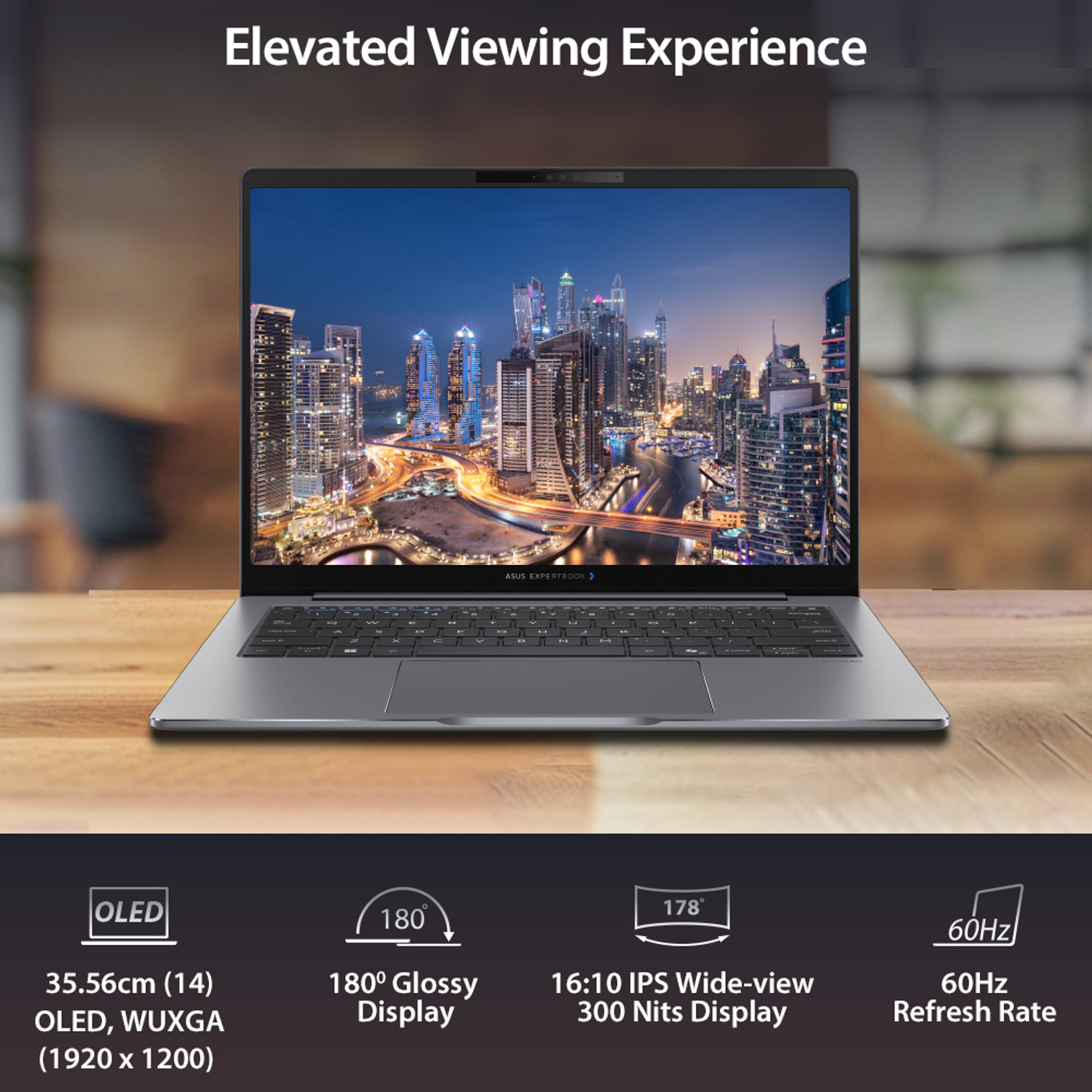 Image of ASUS Expertbook P5 Full Metal AI PC with 1 Yr ADP Full Metal Intel Core Ultra 5 225H - (16 GB /512 GB SSD /Windows 11 Home) P5406CCA-SF0162WS Thin and Light Laptop