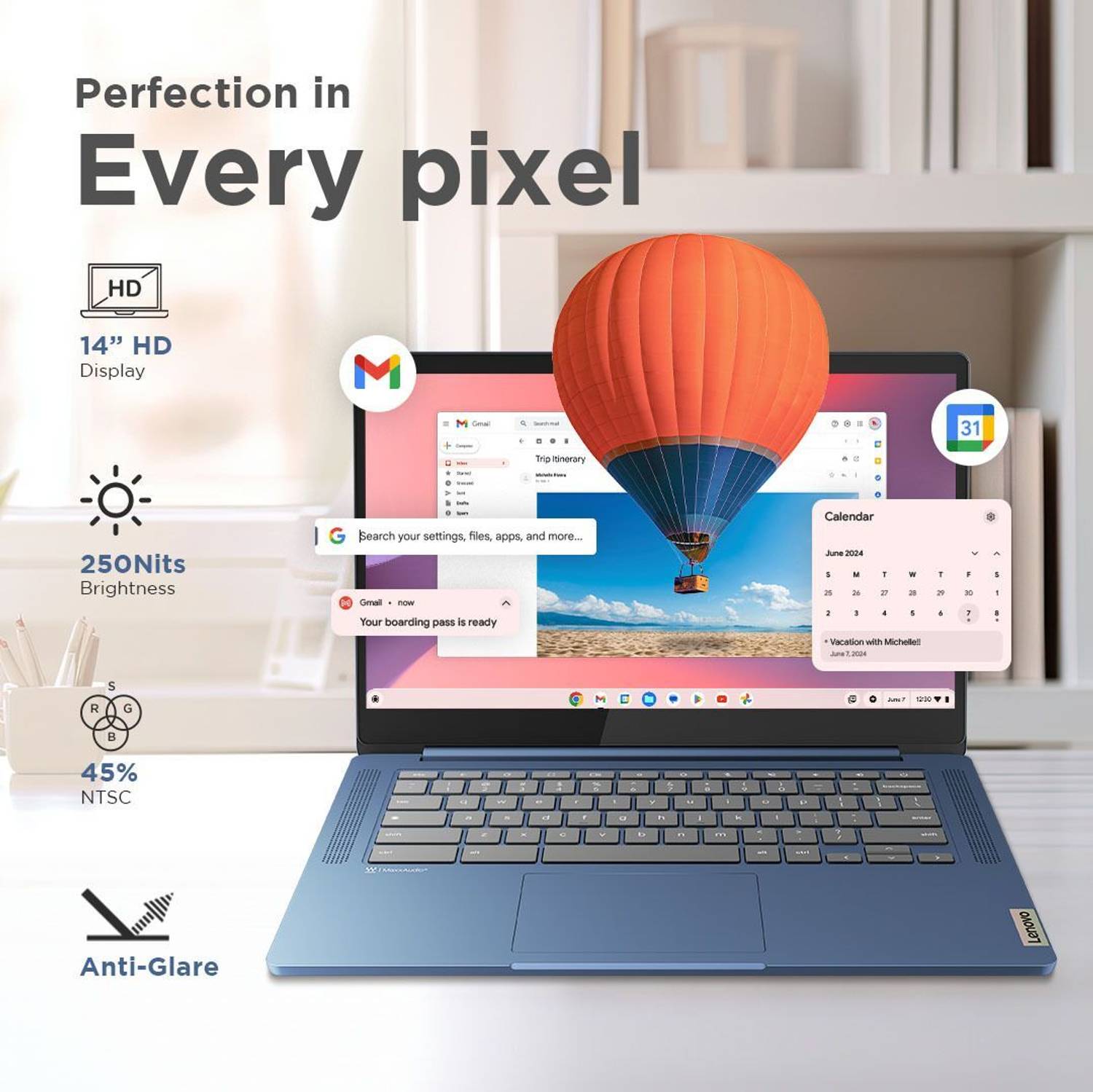 Lenovo Chromebook MediaTek Kompanio 520 14M868 Silver - Image 4