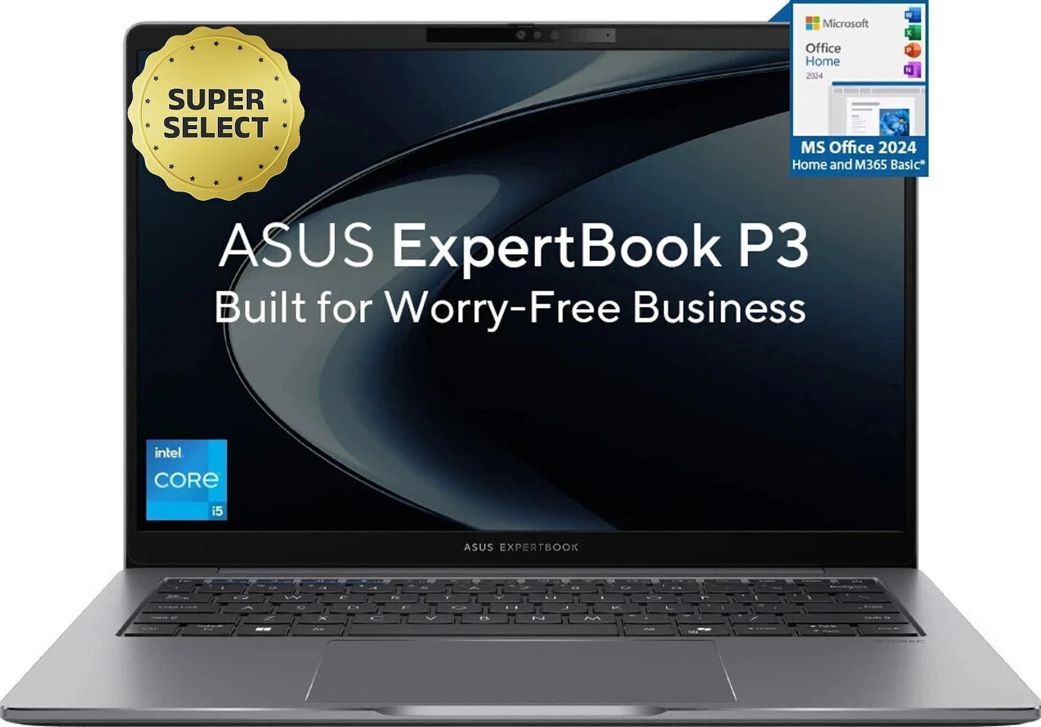 Image of ASUS Expertbook P3 Metal High-performance processor with 1 Yr ADP Intel Core i5 13th Gen 13420H - (16 GB /512 GB SSD /Windows 11 Home) P3405CVA-LY0015WS Thin and Light Laptop