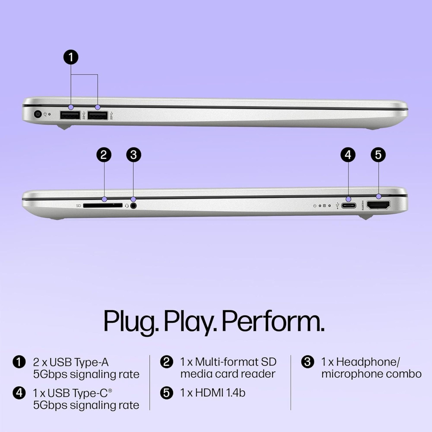 Image of HP FQ Series Intel Core i3 12th Gen 1215U - (8 GB /512 GB SSD /Windows 11 Home) 15s-FQ5326TU Thin and Light Laptop