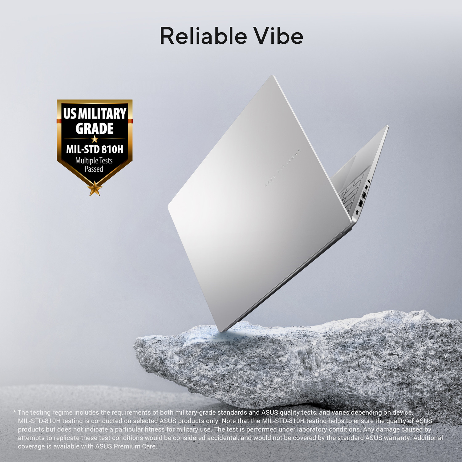 Image of ASUS Vivobook S16 (2026) with Metallic Design, Gaming Grade CPU AMD Ryzen 5 220 - (16 GB /512 GB SSD /Windows 11 Home) M3607HA-RP219WS Thin and Light Laptop
