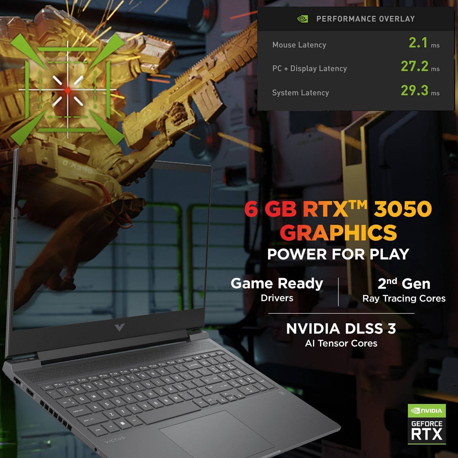 HP Victus 14450HX i5 14th Gen 16GB 512GB SSD RTX 3050 - Image 5