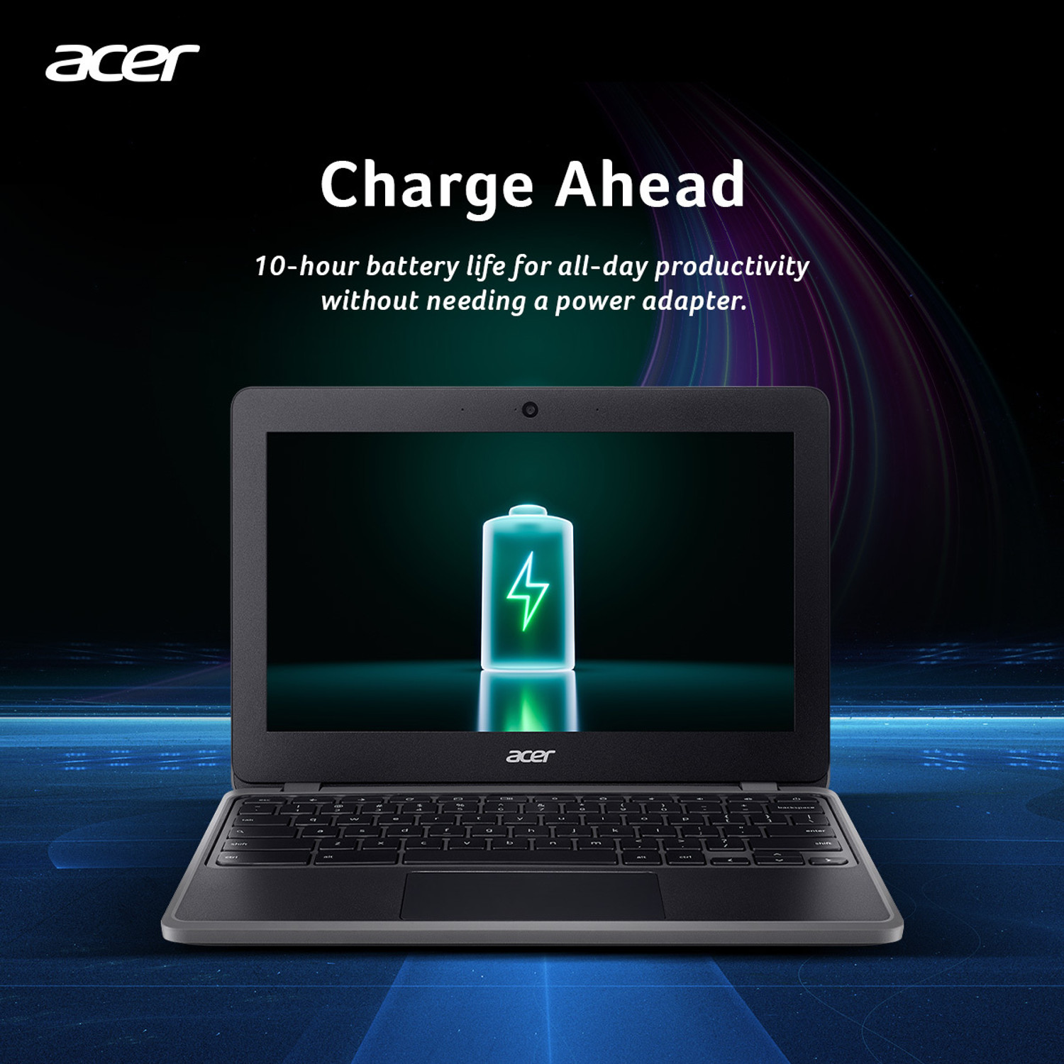 Image of Acer Chromebook Intel Celeron Dual Core N4500 - (4 GB /64 GB EMMC Storage /Chrome OS) C734-C2ED Chromebook