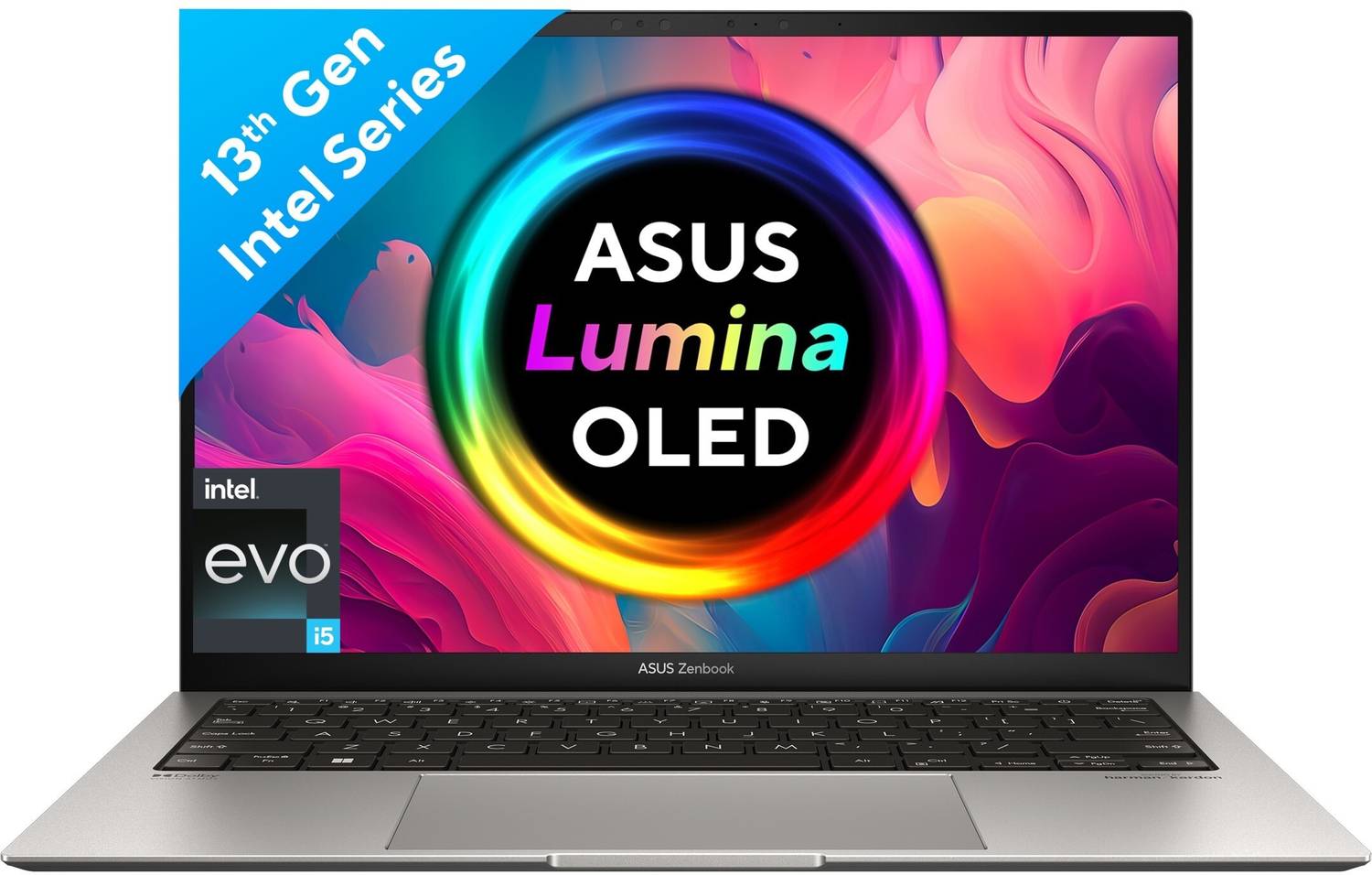ASUS Zenbook S 13 OLED 1 cm Thin & 1 kg Light, Intel EVO Intel