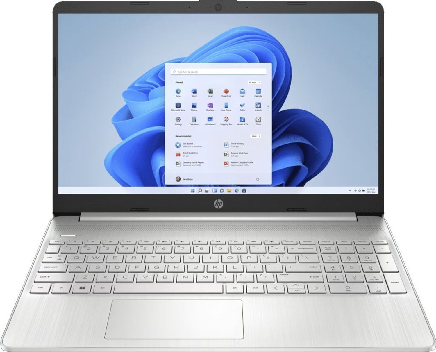 Image of HP AMD Ryzen 7 Octa Core 5700U - (16 GB /512 GB SSD /Windows 11 Home) 15s-EQ2084AU Laptop
