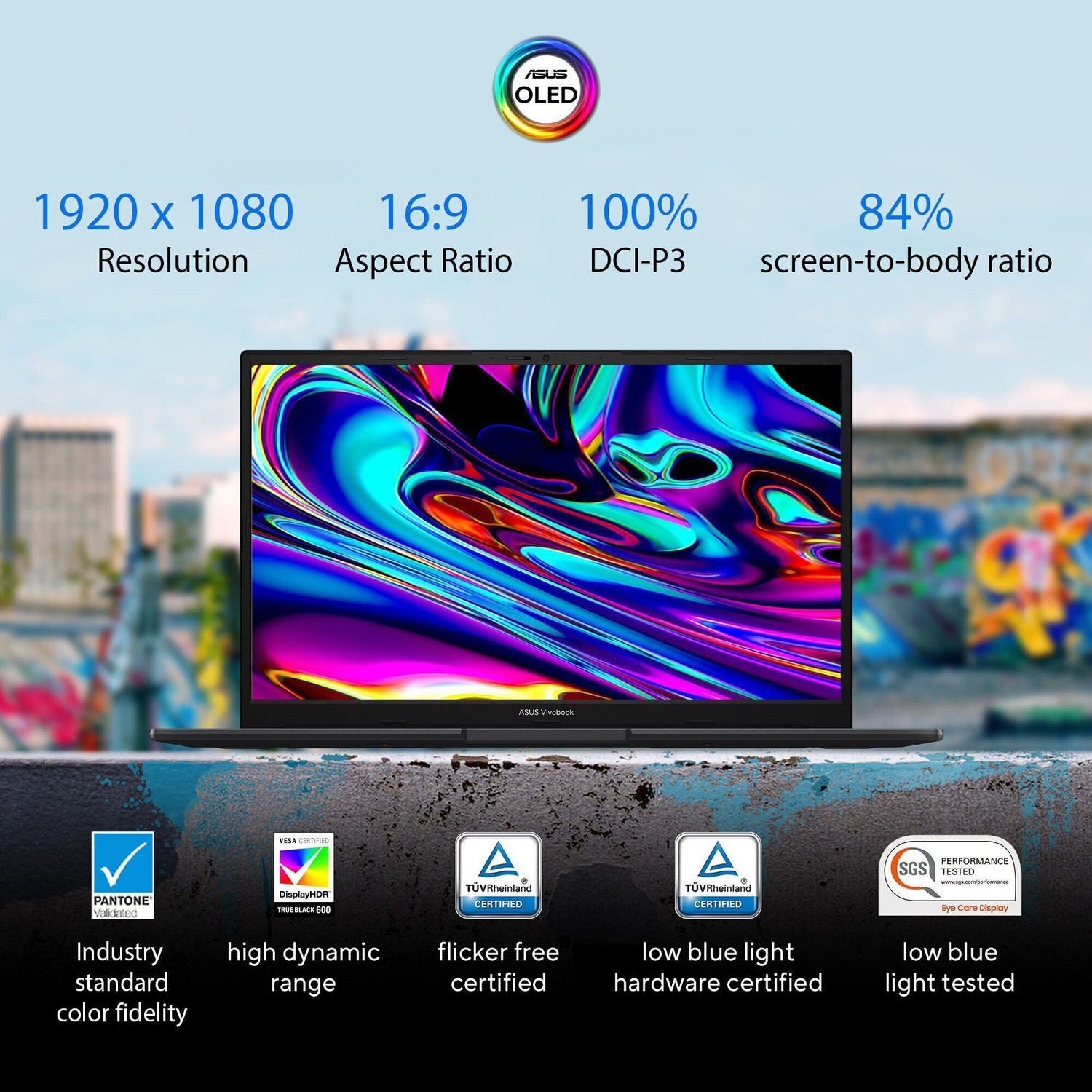 Image of ASUS Vivobook S15 OLED Intel EVO H Series Intel Core i7 12th Gen 12700H - (16 GB /512 GB SSD /Windows 11 Home) K3502ZA-L702WS Thin and Light Laptop