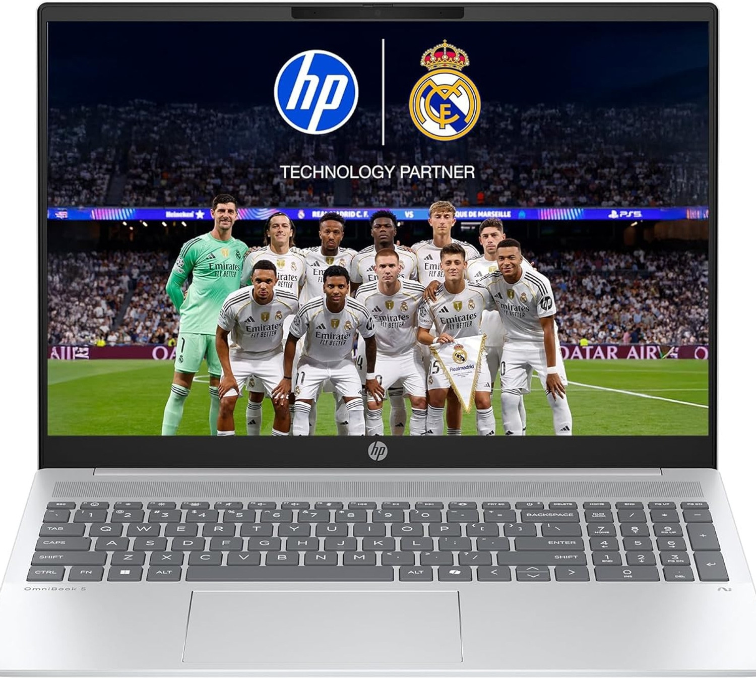 Image of HP HP Smartchoice OmniBook 5 AMD Ryzen 7 Ryzen AI 7 350 - (16 GB /512 GB SSD /Windows 11 Home) ag1048au Thin and Light Laptop