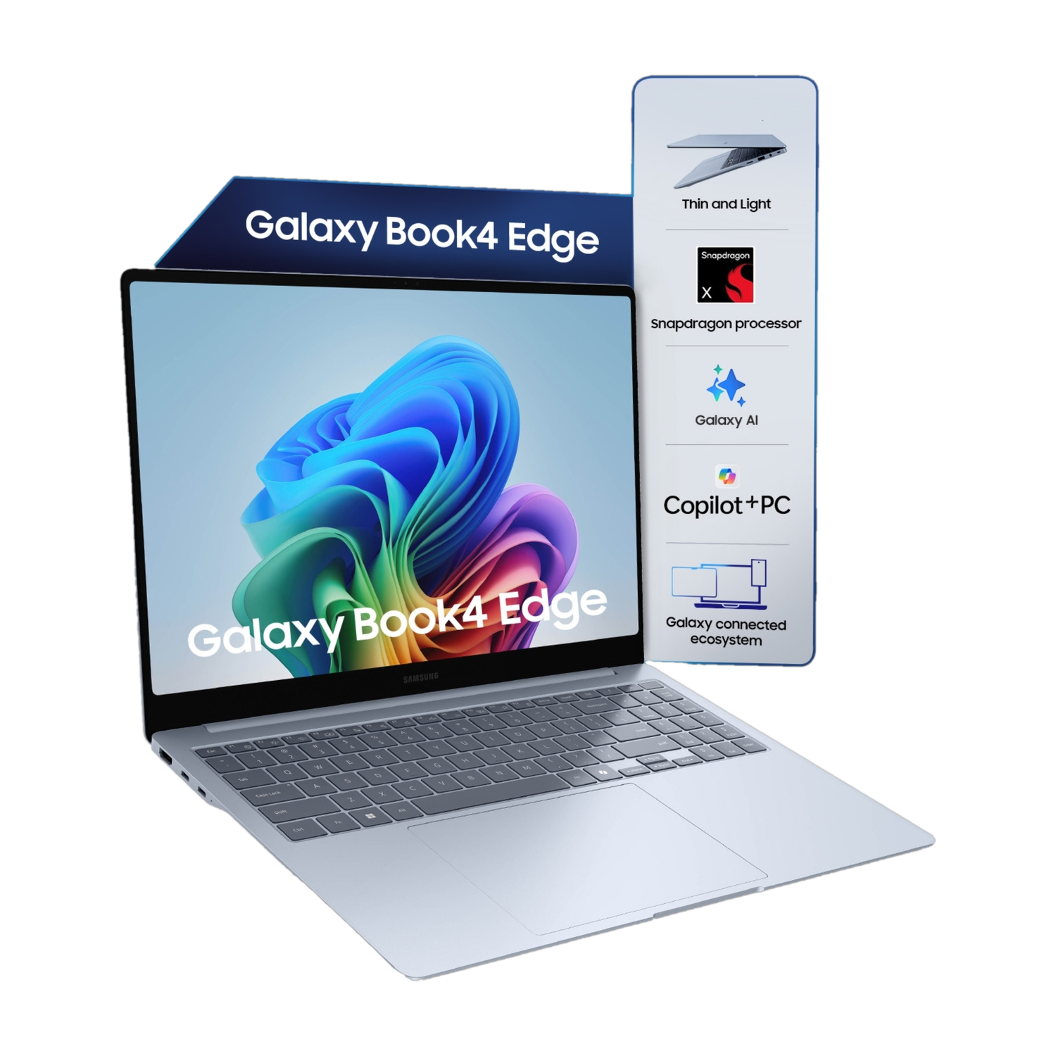 Samsung Galaxy Book4 Edge Series 16GB/512GB SSD Laptop
