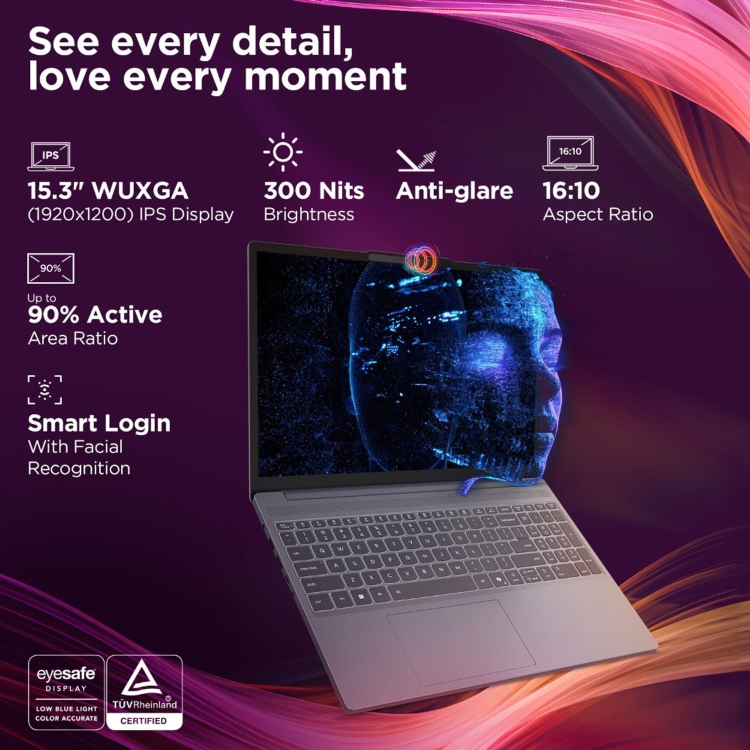 Image of Lenovo IdeaPad Slim 3 Intel Core i5 13th Gen 13420H - (16 GB /512 GB SSD /Windows 11 Home) IdeaPad Slim 3 15IRH10 Thin and Light Laptop