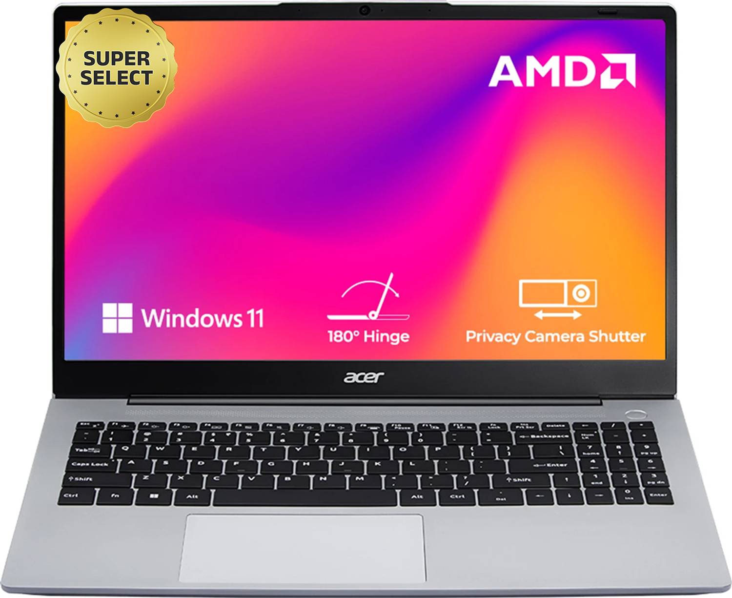 Acer Aspire 3 AMD Ryzen 3 Quad Core 7330U - (8 GB/256 GB SSD/Windows 11 Home) AS15-42 Thin and Light Laptop