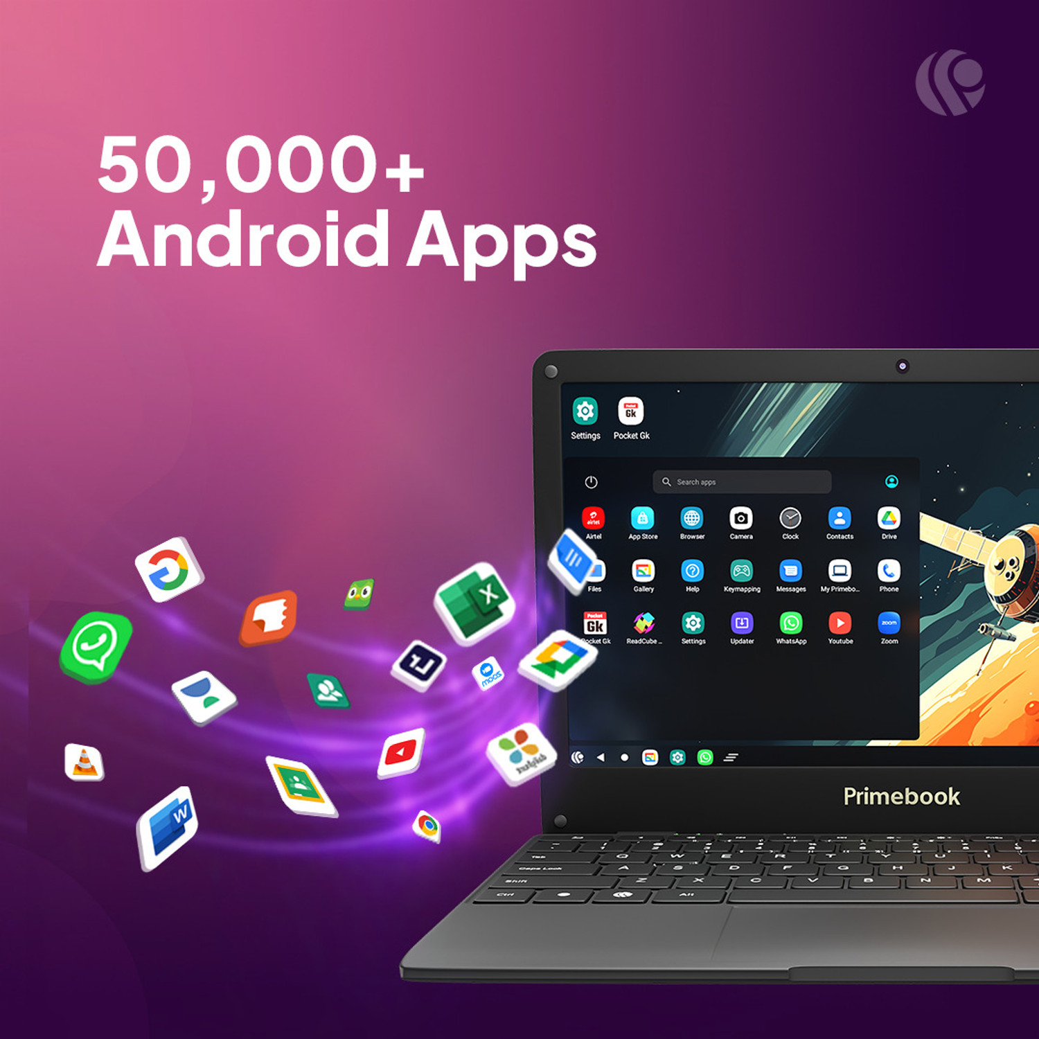 Image of Primebook 4G Android Based MediaTek MT8788 - (4 GB /128 GB EMMC Storage /Prime OS) 4G Thin and Light Laptop