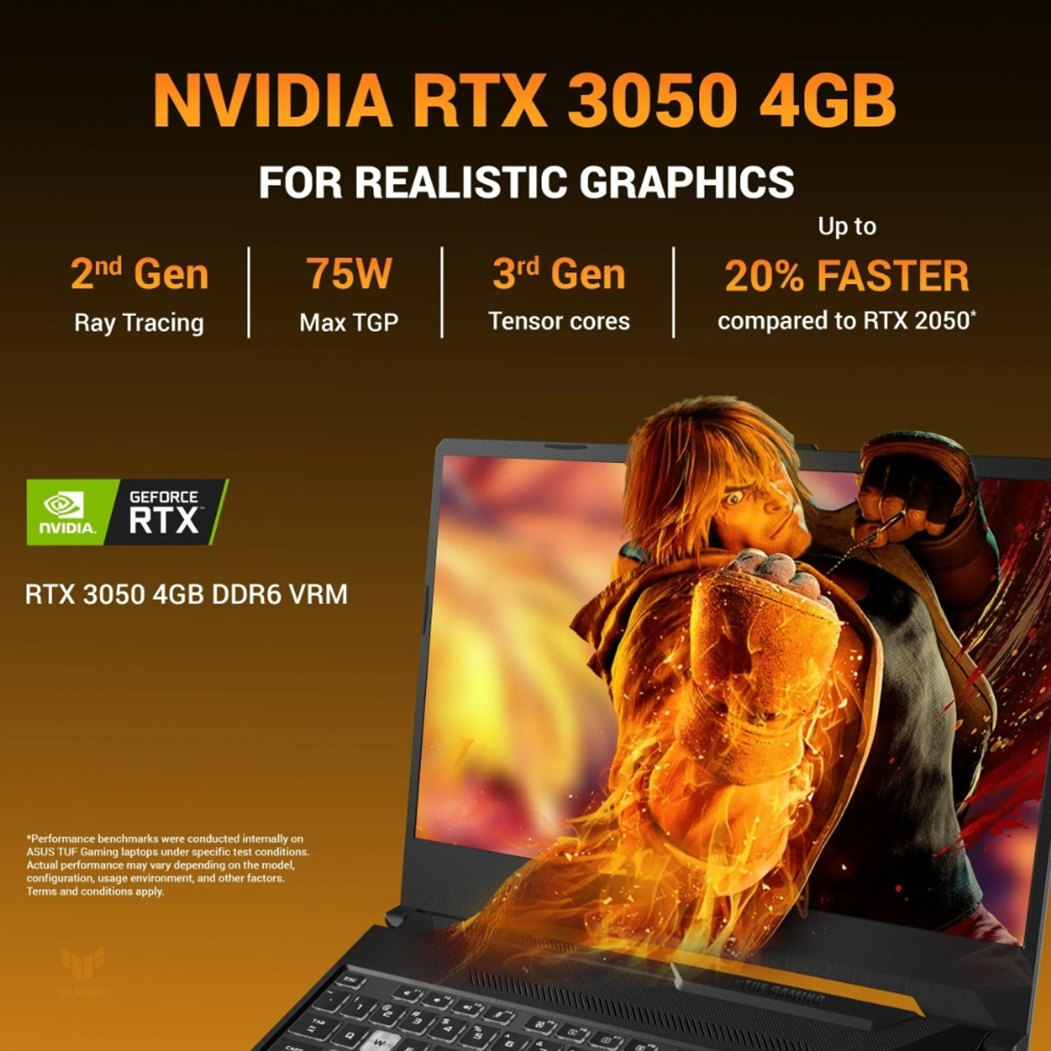 Image of ASUS TUF Gaming A15 (2026) AMD Ryzen 7 170 - (16 GB /512 GB SSD /Windows 11 Home /4 GB Graphics /NVIDIA GeForce RTX 3050 /144 Hz) FA506NCQ-IN081WS Gaming Laptop