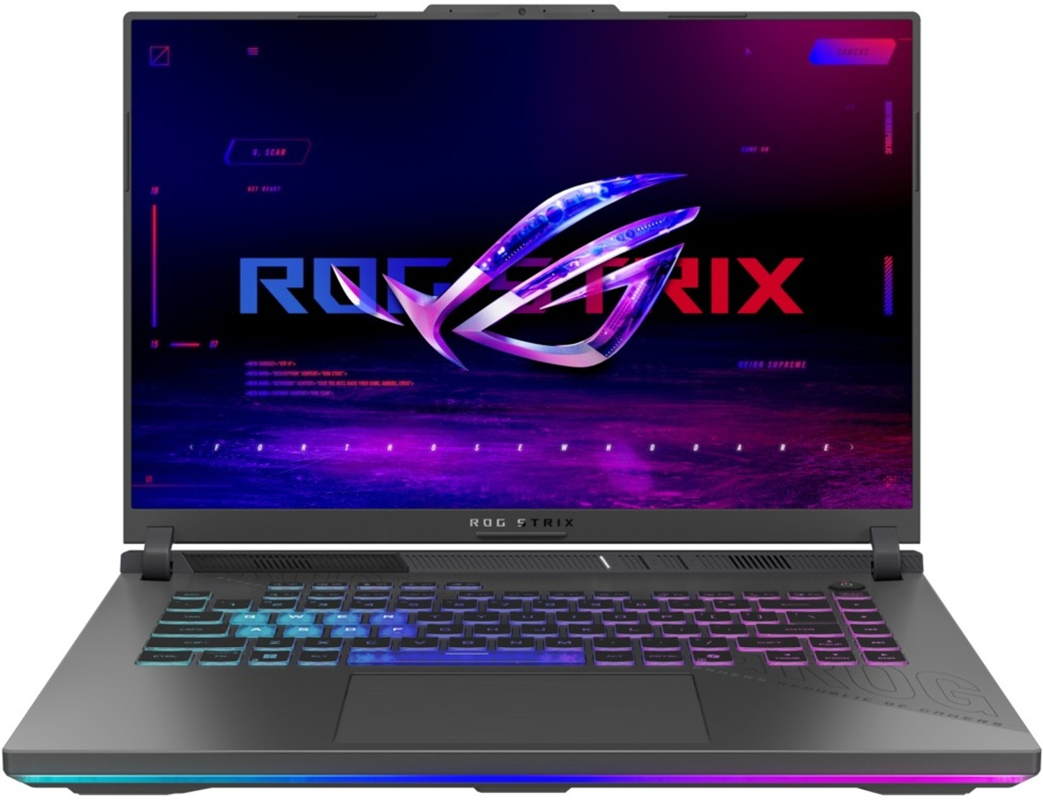 Image of ASUS ROG Strix G16 (2025) with Office 2024 + M365 Basic* AMD Ryzen 9 16 Core 8940HX - (16 GB /1 TB SSD /Windows 11 Home /8 GB Graphics /NVIDIA GeForce RTX 5050 /165 Hz) G614PH-RV033WS Gaming Laptop