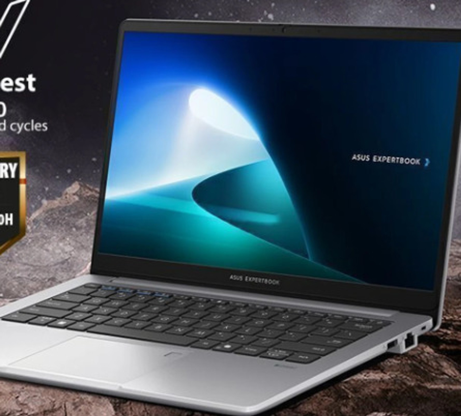 Image of ASUS Expertbook > Intel Core i3 13th Gen 1315U - (8 GB /512 GB SSD /DOS) B1403CVA-S60002 Thin and Light Laptop (14 inch, Misty Grey, 1.37 kg)