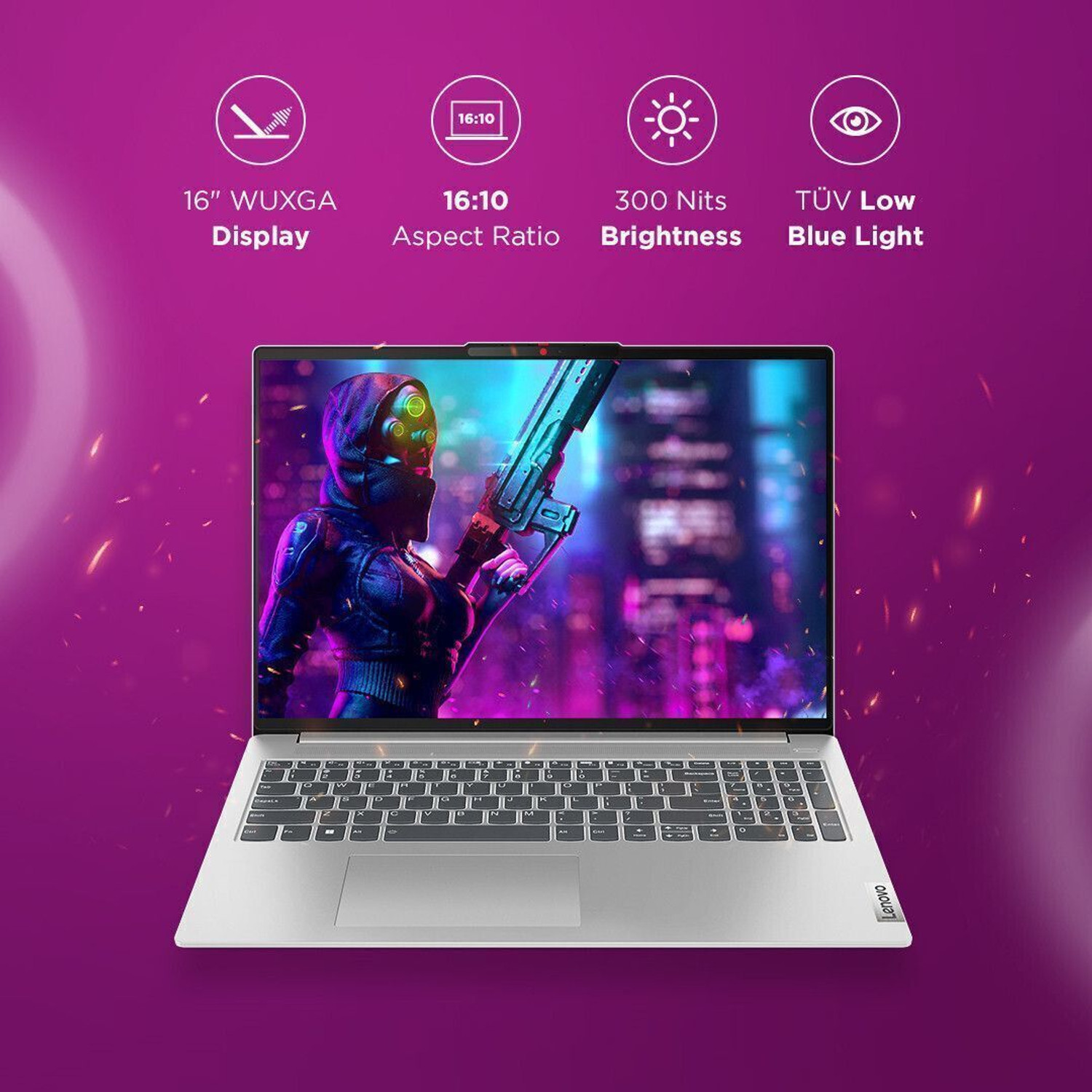 Image of Lenovo IdeaPad Slim 5 Intel Core i5 13th Gen 13500H - (16 GB /512 GB SSD /Windows 11 Home) 16IRL8 Thin and Light Laptop