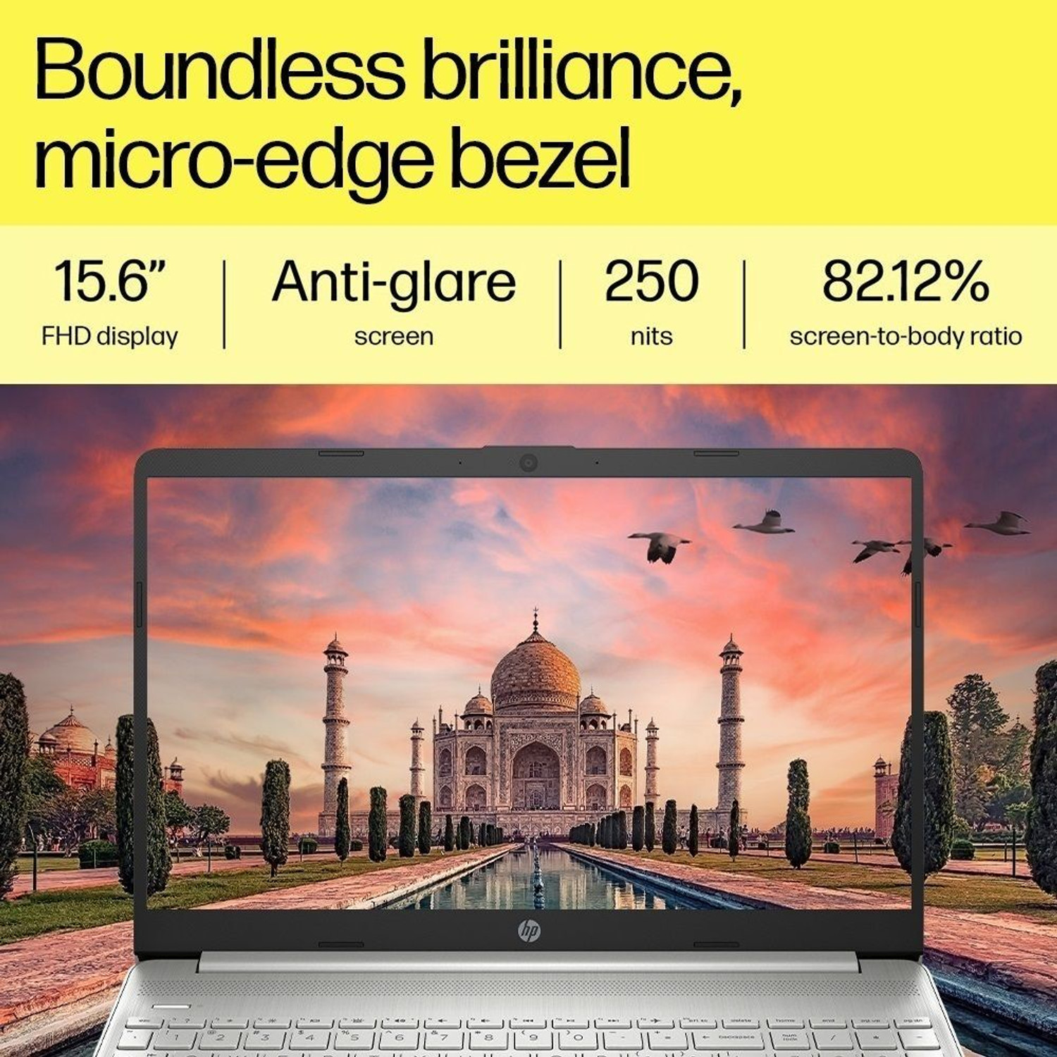 Image of HP 15s Intel Core i3 11th Gen 1115G4 - (8 GB /512 GB SSD /Windows 11 Home) 15s-fq2717TU Thin and Light Laptop