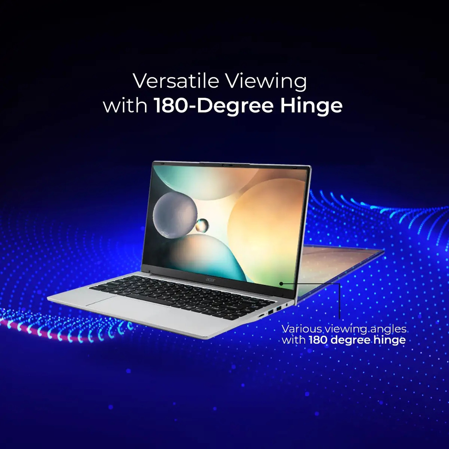 Image of Acer Aspire One Intel Celeron Dual Core N4500 - (12 GB /500 GB SSD /Windows 11 Home) A114-45 Thin and Light Laptop