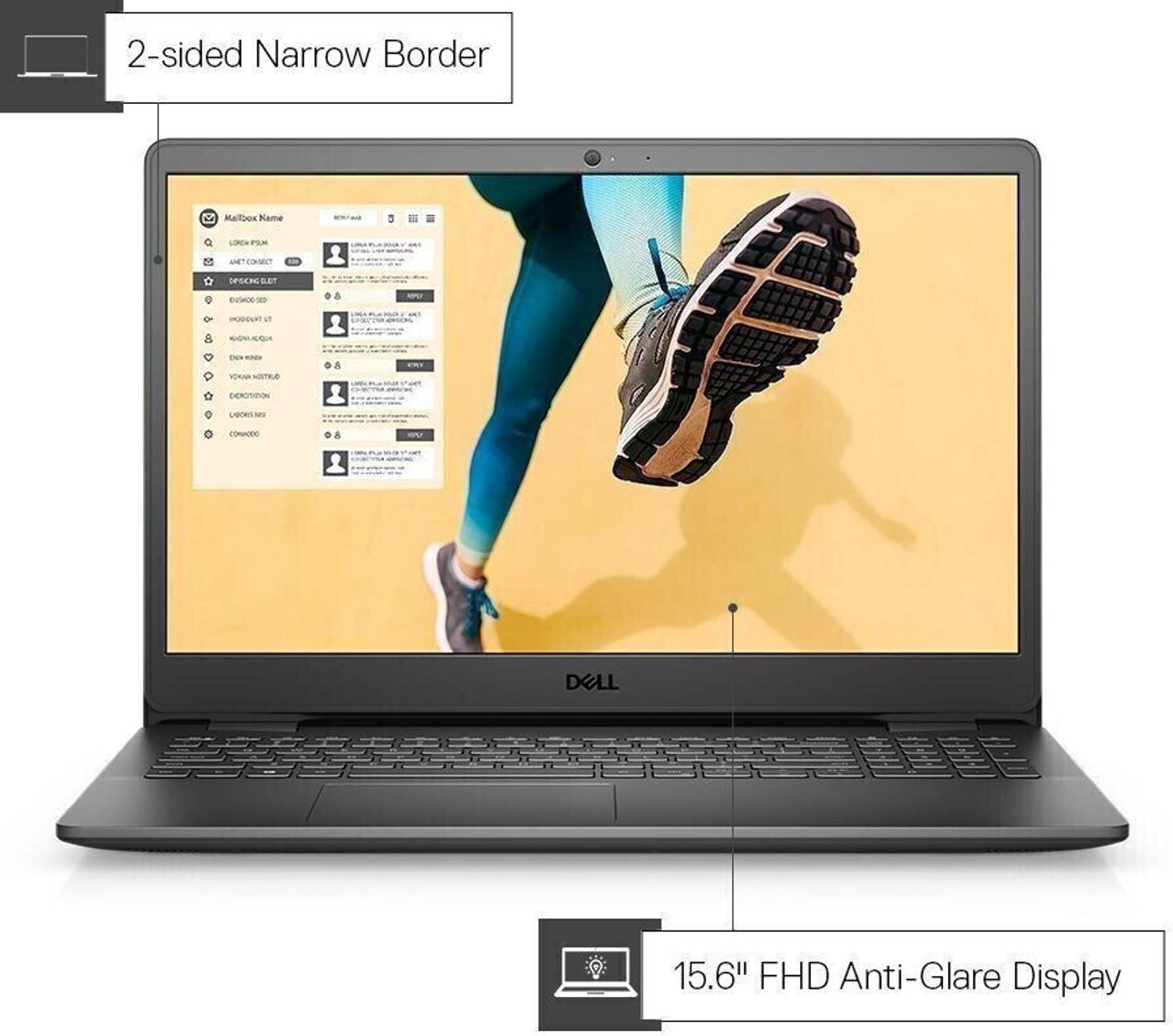 DELL Inspiron 3501 Intel Core i3 10th Gen 1005G1 - (4 GB/256 GB