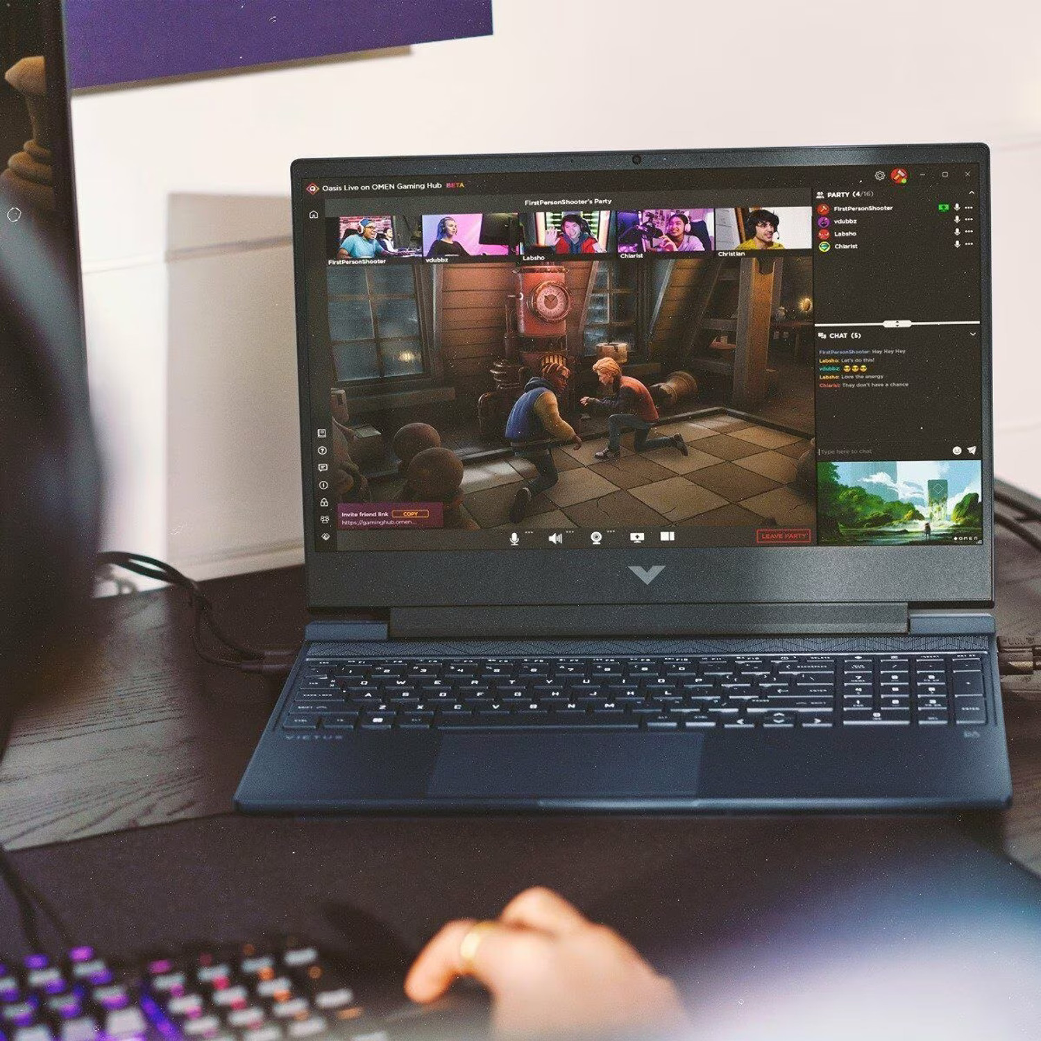 Image of HP Intel Core i5 13th Gen 13420H - (16 GB /1 TB SSD /Windows 11 Home /6 GB Graphics /NVIDIA GeForce RTX 4050) FA1317TX Gaming Laptop