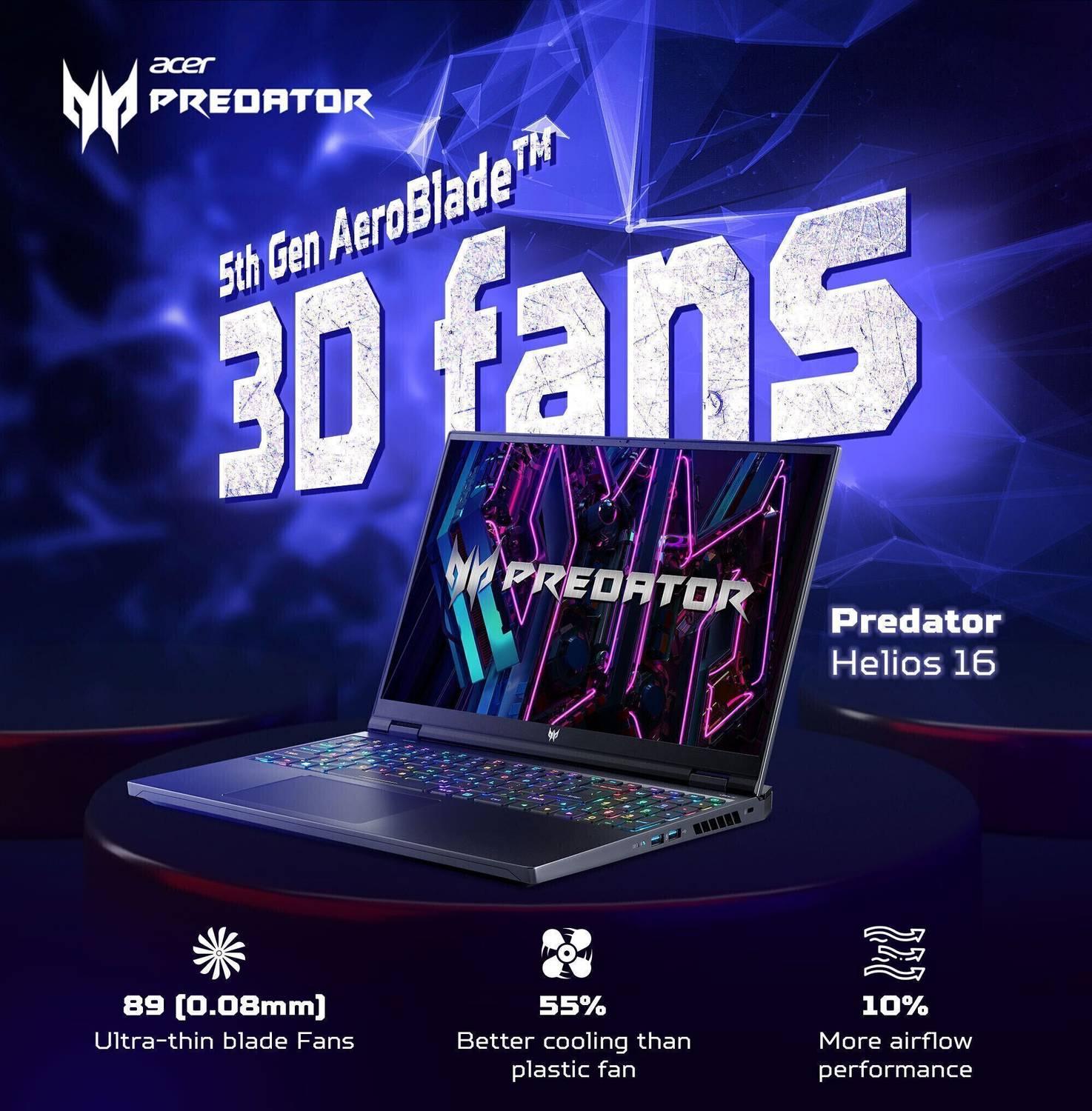 Acer Predator Intel Core i7 13th Gen 13700HX - (16 GB/512 GB SSD