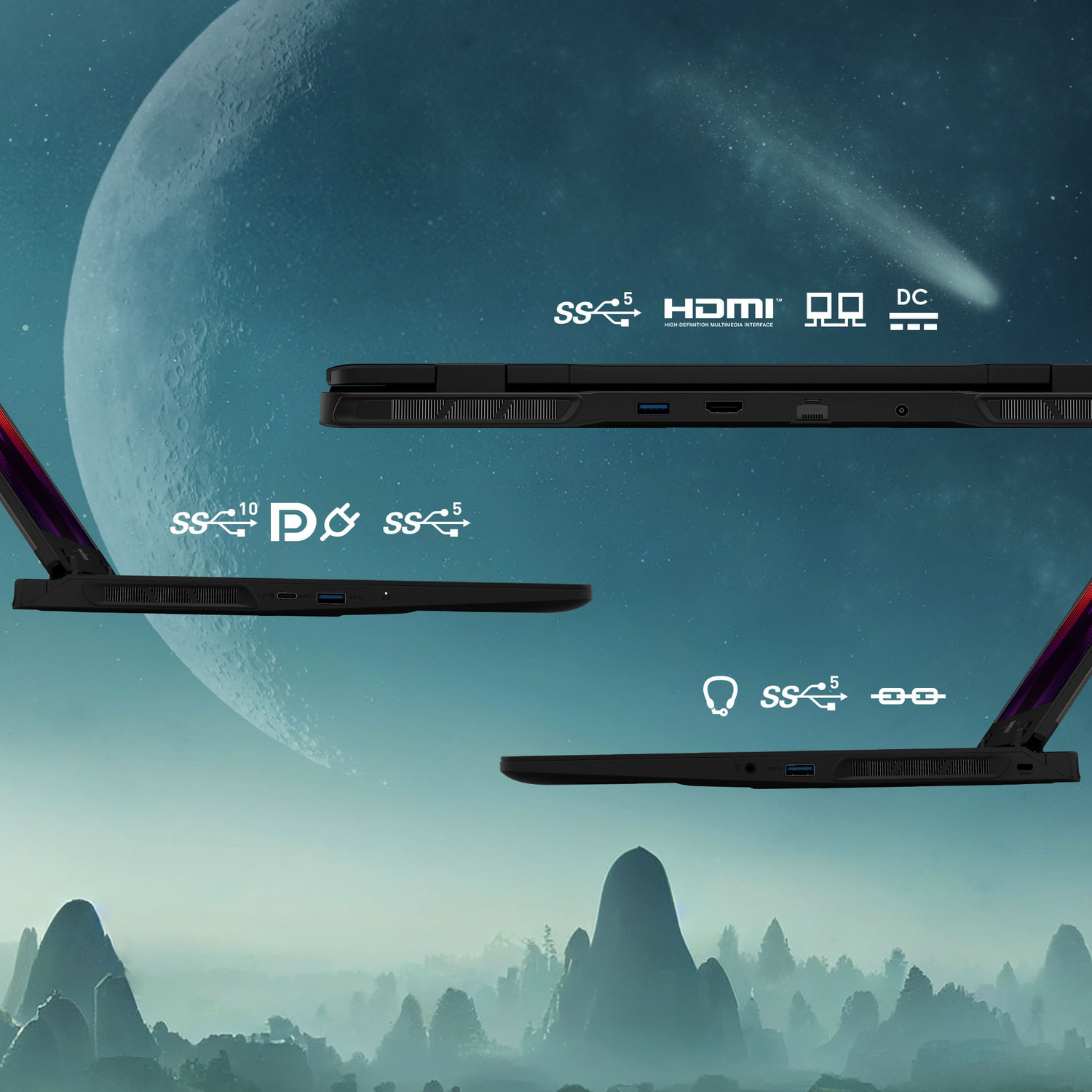 Image of MSI Crosshair A16 HX AMD Ryzen 9 16 Core 8940HX - (16 GB /1 TB SSD /Windows 11 Home /8 GB Graphics /NVIDIA GeForce RTX 5060 /240 Hz) Crosshair A16 HX D8WFKG-035IN Gaming Laptop