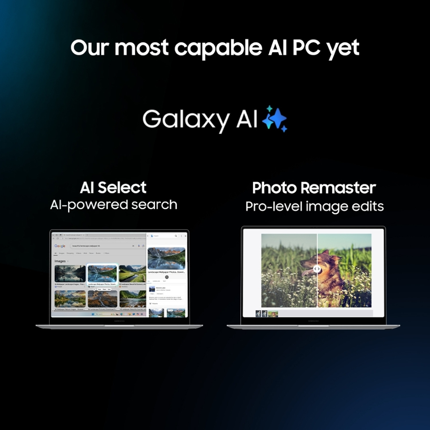 Image of Samsung Galaxy Book5 Pro AI PC Full Metal Chasis Intel Core Ultra 7 256V - (16 GB /512 GB SSD /Windows 11 Home) NP960XHA Thin and Light Laptop
