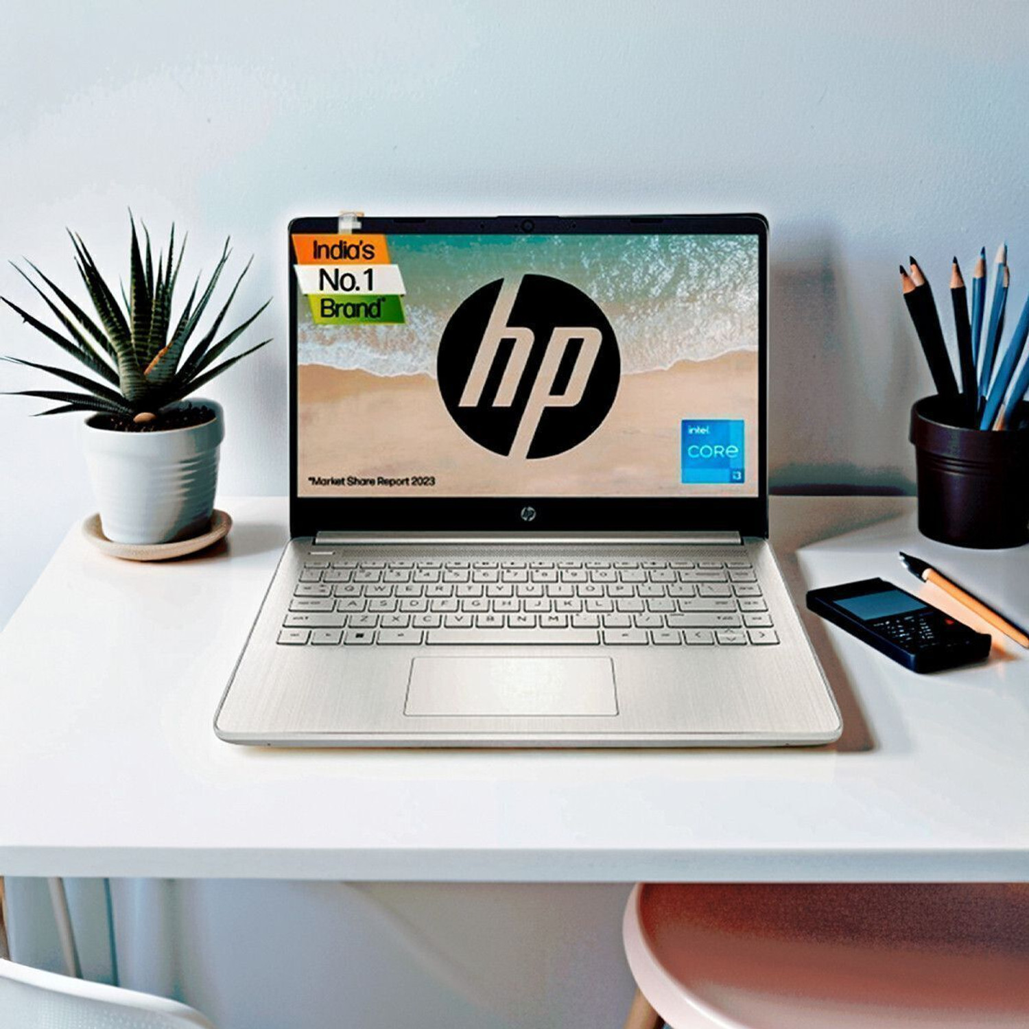 Image of HP HP 15s Series Intel Core i3 12th Gen 1215U - (16 GB /512 GB SSD /Windows 11 Home) 15s-fy5004TU Thin and Light Laptop