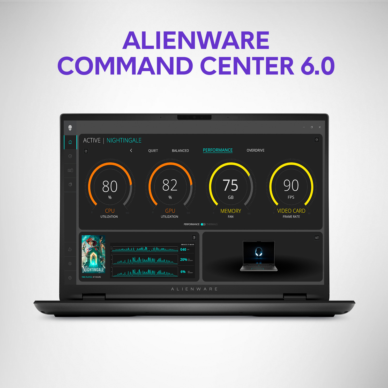 Image of DELL Alienware Intel Core Ultra 9 185H - (32 GB /1 TB SSD /Windows 11 Home /8 GB Graphics /NVIDIA GeForce RTX 4070 /240 Hz) m16 R2 Gaming Laptop