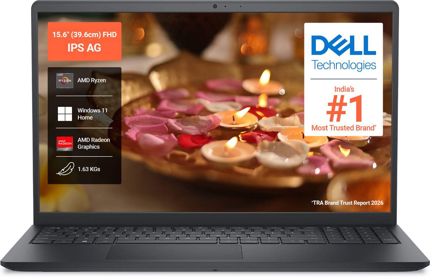 DELL 15 AMD Ryzen 5 Quad Core 7520U - (8 GB/512 GB SSD/Windows 11