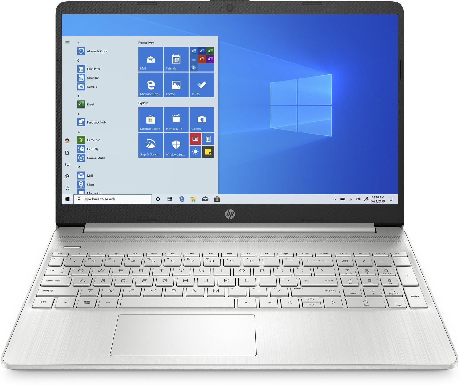 Image of HP 15s AMD Ryzen 7 Quad Core 3700U - (8 GB /512 GB SSD /Windows 10 Home) 15s-eq0132AU Thin and Light Laptop