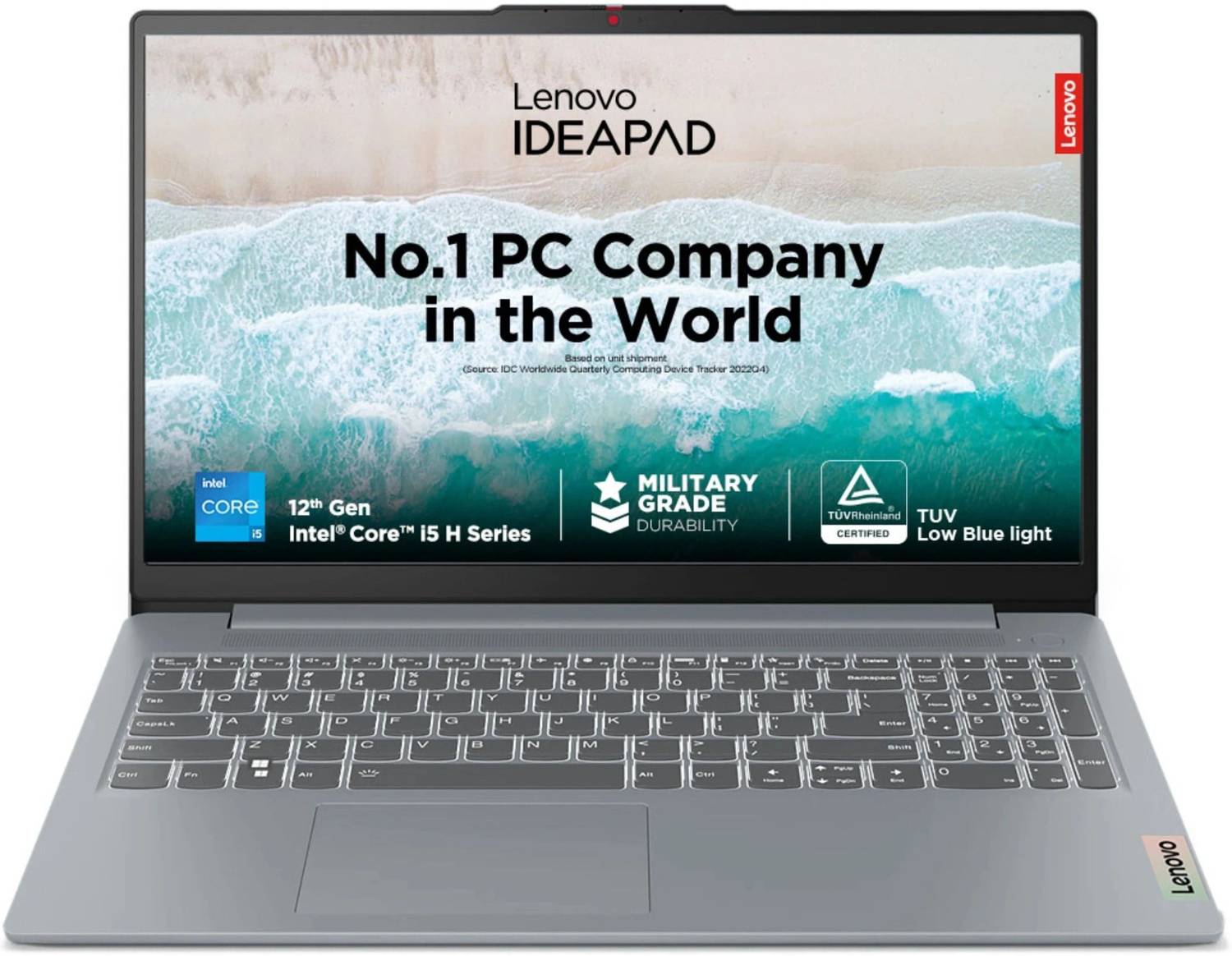 Lenovo IdeaPad Slim 3 Backlit Intel Core i5 12th Gen 12450H - (16