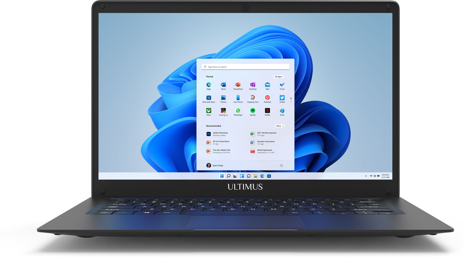 Image of Ultimus Pro Intel Celeron Dual Core - (8 GB /256 GB SSD /Windows 11 Home) NU14U3INC54BN-MB Thin and Light Laptop