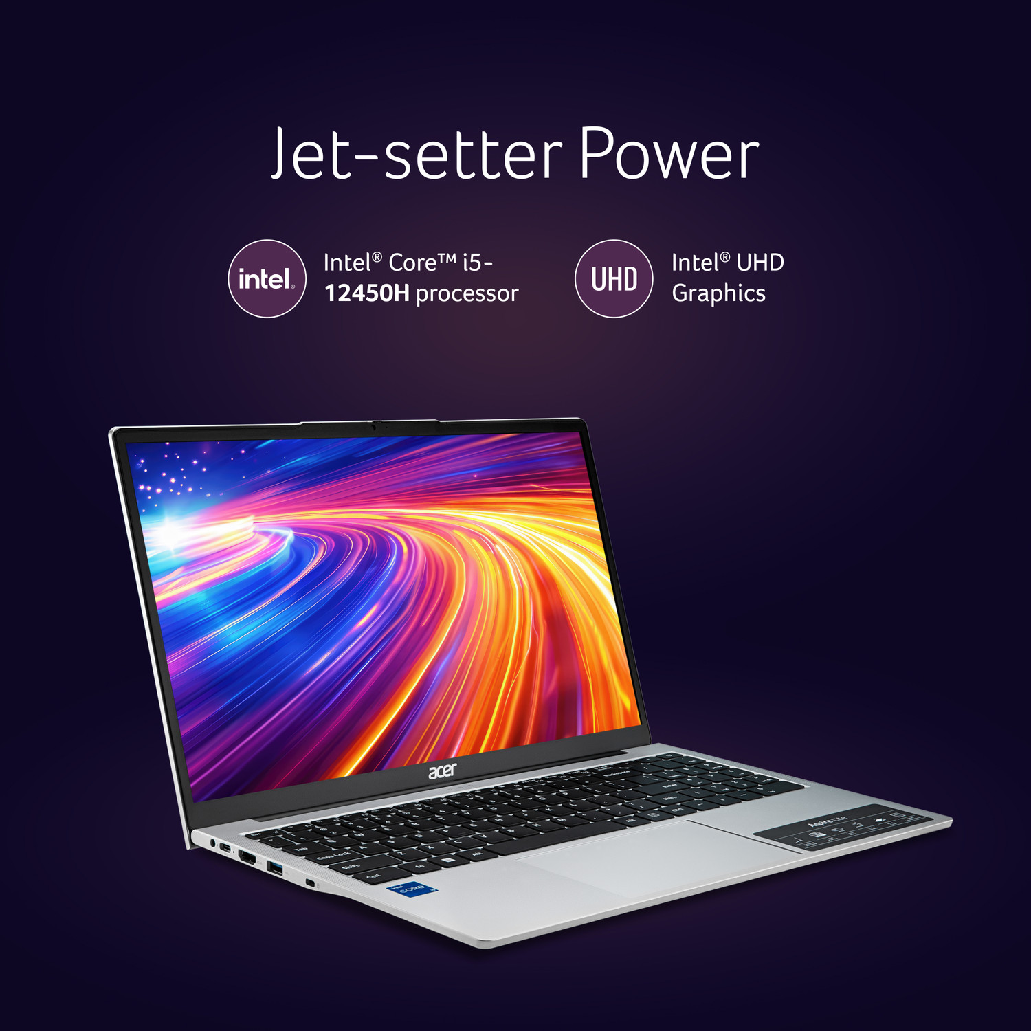Image of Acer Aspire Lite Intel Core i5 12th Gen 12450H - (16 GB /1 TB SSD /Windows 11 Home) AL15-52H Thin and Light Laptop