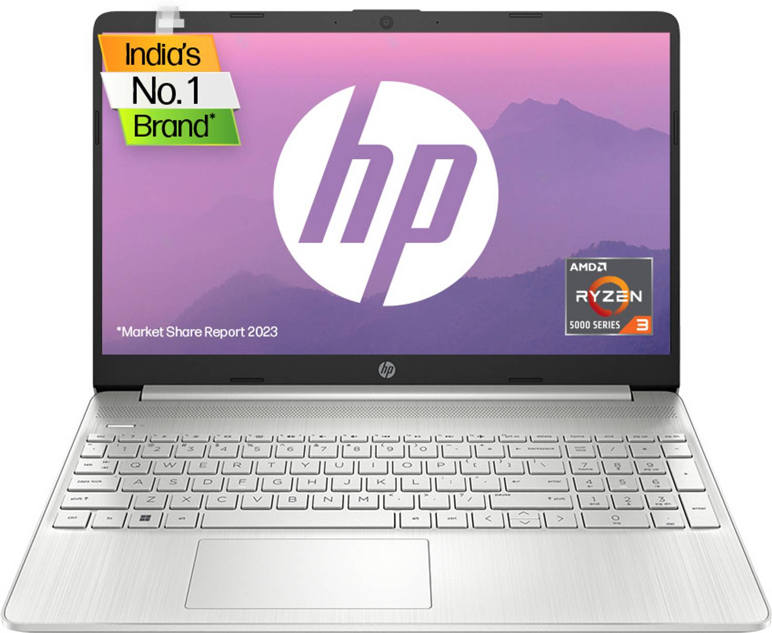 HP 15s-eq2213AU Ryzen 3 5300U 8GB/512GB SSD Laptop - Image 1